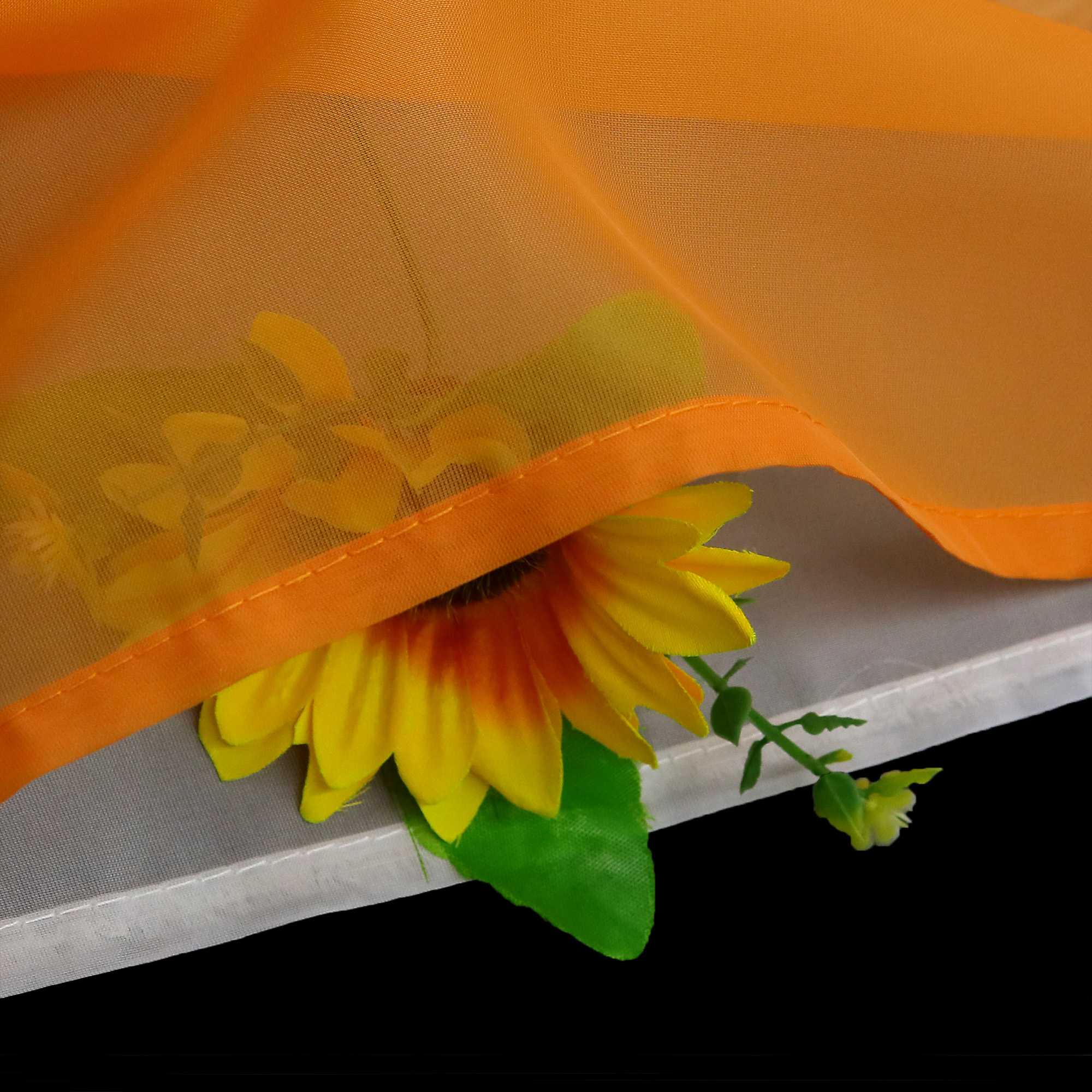 Delien Zweifarbige Fensterdekoration vloants Kurz Gardine 2er-Pack