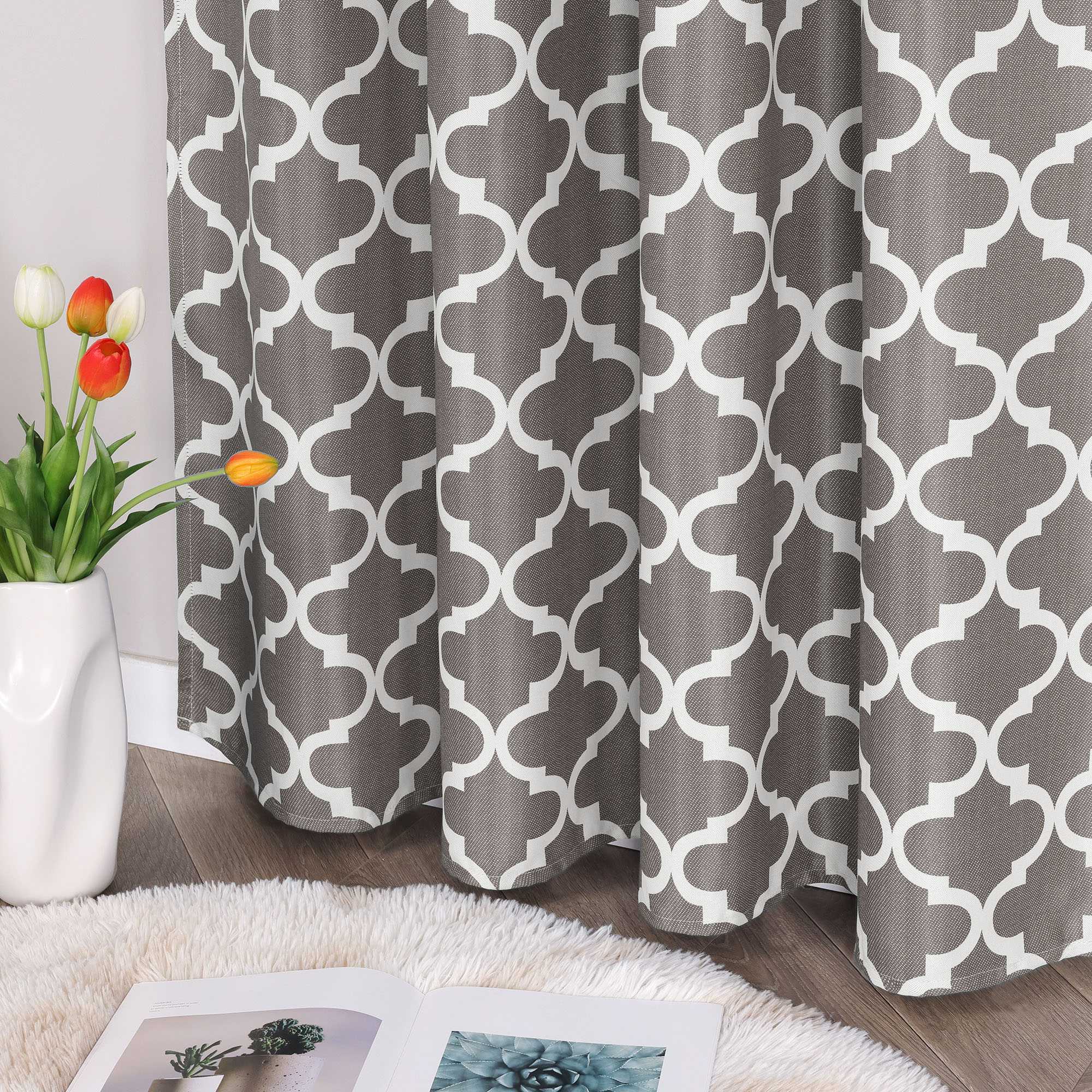 Verdunkelungsvorhänge Blickdichte Gardinen Thermovorhang durch Tunnelzug Schlafzimmer Wohnzimmer 1 Stück