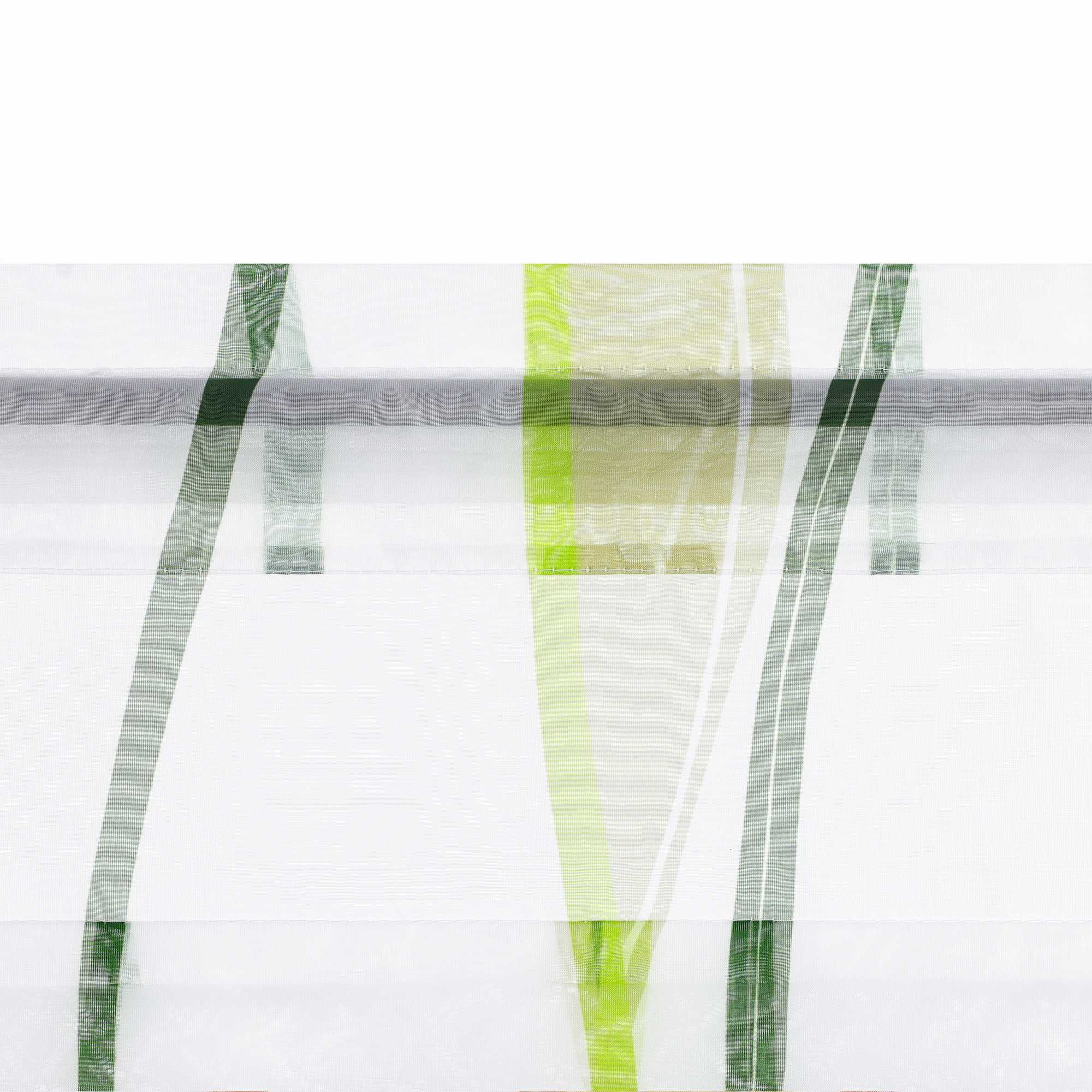 Scheibengardinen mit feinem Linienmuster transparent und luftig 2er Set | Perfekt für Küche