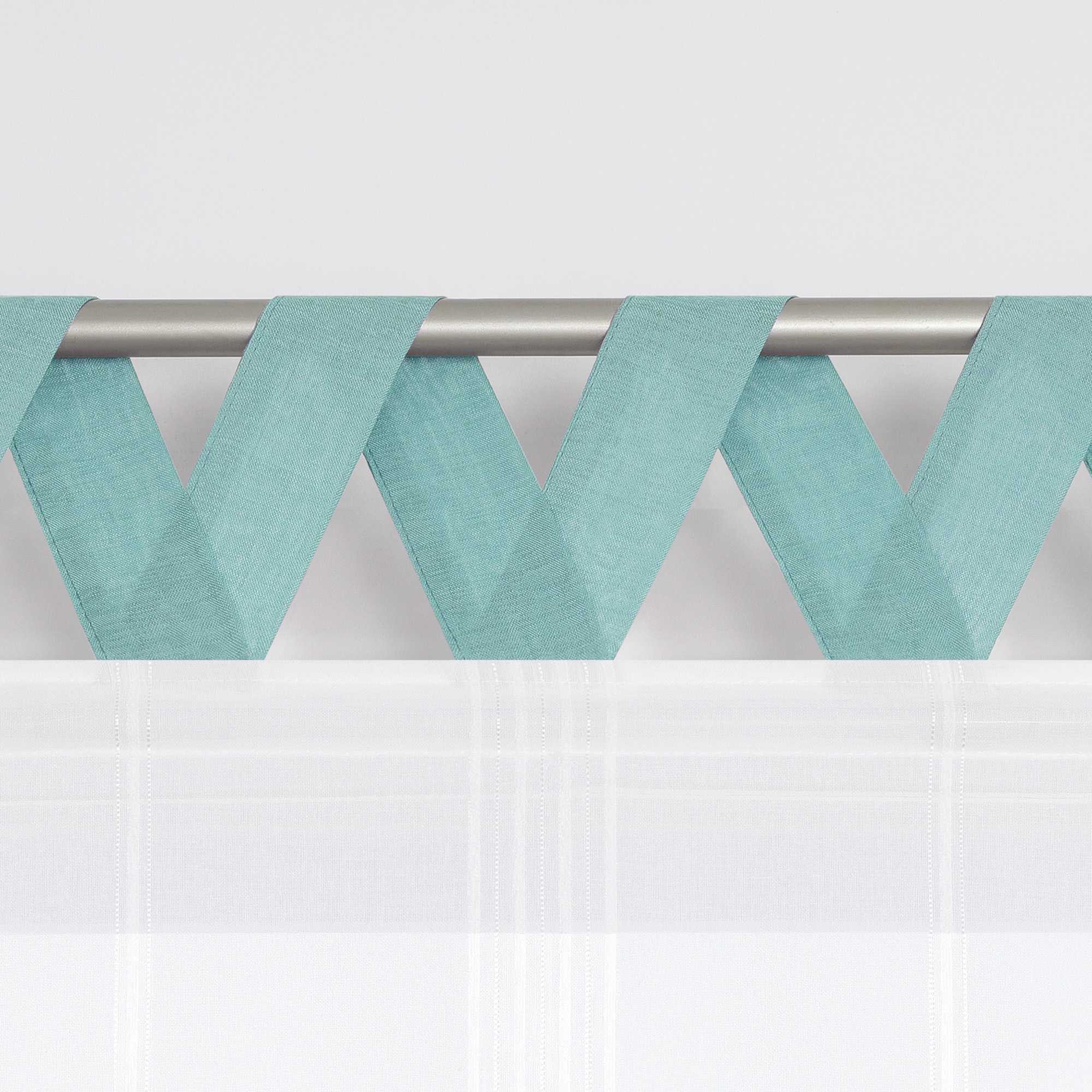 Delien Raffrollo mit Schlaufen und Quasten | Elegantes Design für stilvolle Fenster