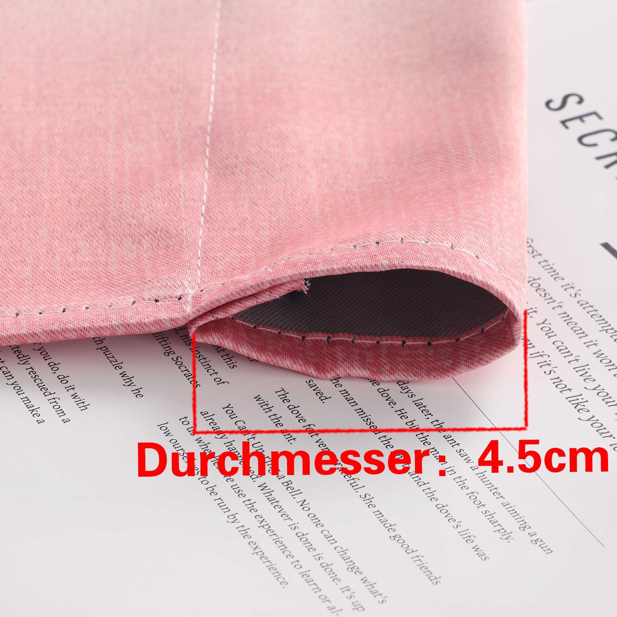 Verdunkelungsvorhang Blickdichte Gardinen  Schlafzimmer Wohnzimmer durch Tunnelzug Farbverlauf 1 Stück