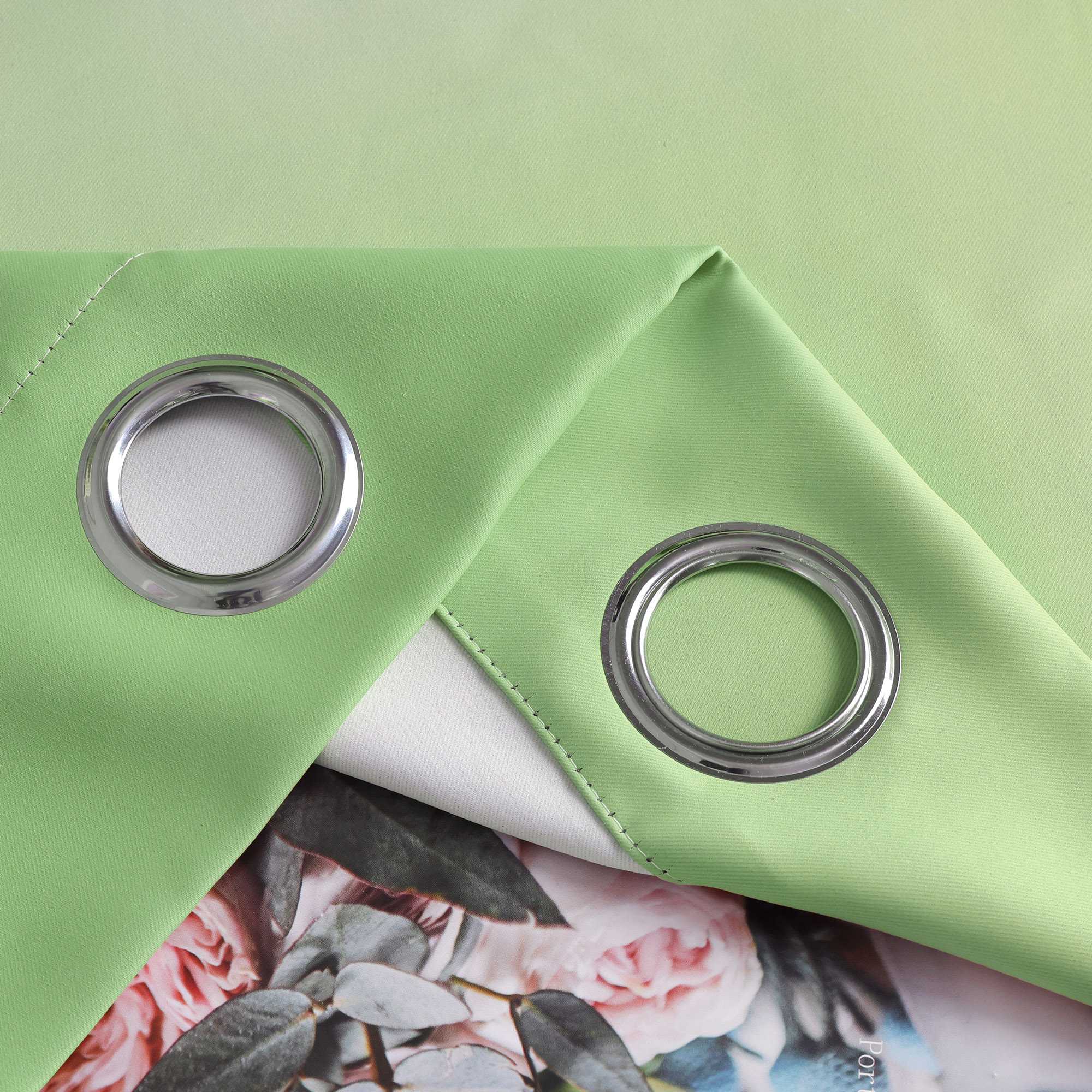 Verdunkelungsvorhang Blickdichte Gardinen Farbverlauf Ösenschal Schlafzimmer Wohnzimmer 1 Stück