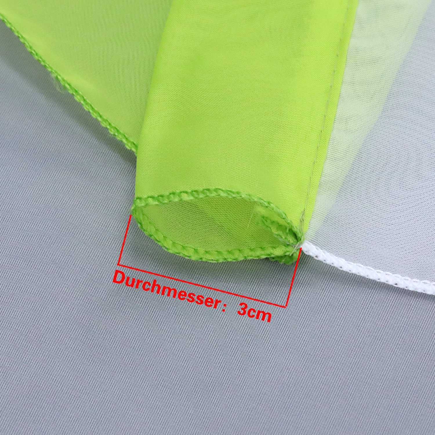 Scheibengardine durch Tunnelzug Voile Bistrogardinen mit Quaste Kurzstore Doppelte Vorhänge Halbtransparent 1 Stück