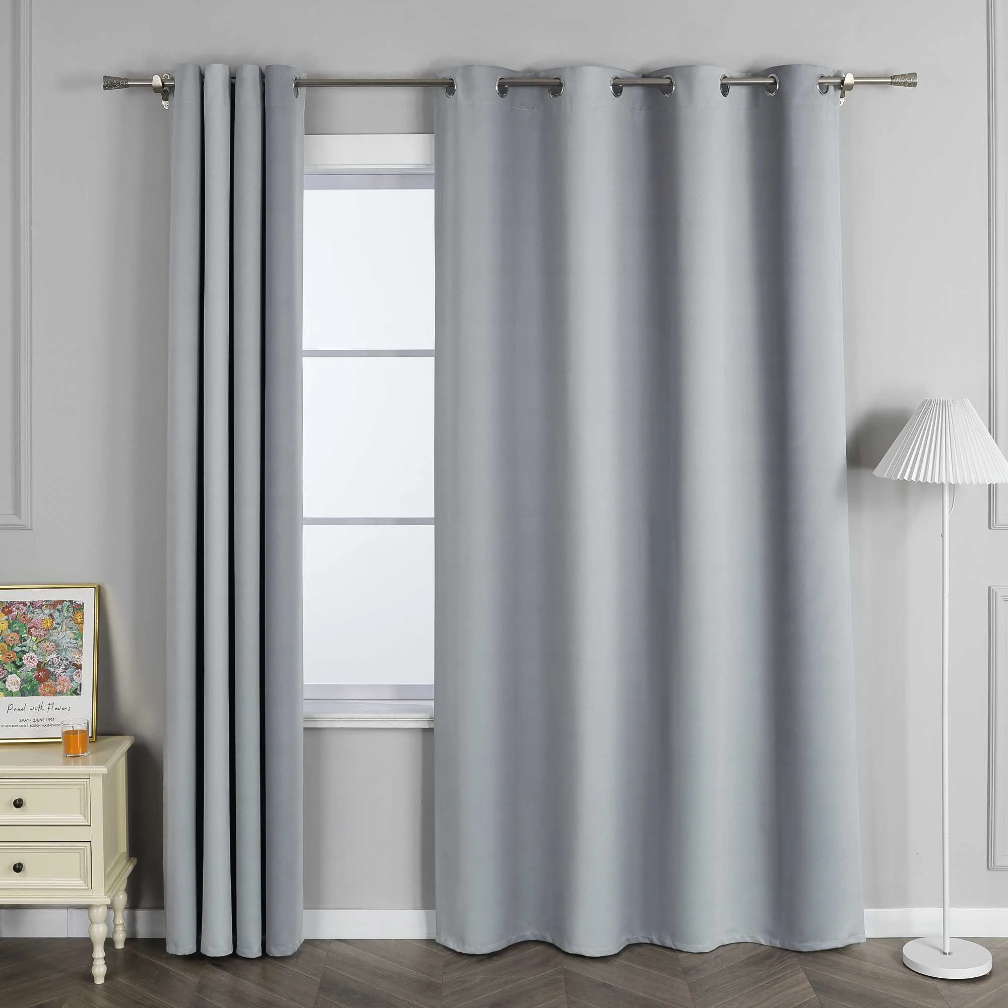 Verdunkelungsvorhang  Ösenschal Farbverlauf Privatsphäre Lichtvermeidung Thermovorhang Minimalismus 1 Stück