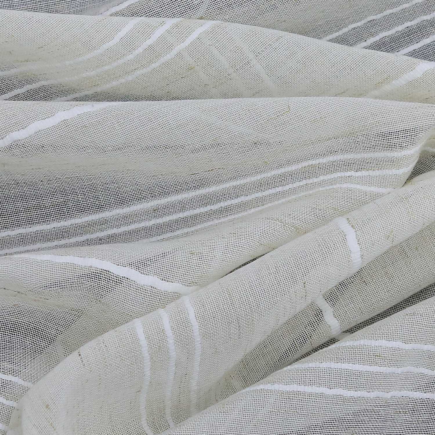 Delien Rollo klassisch weiß mit V-Schlaufen hochziehbar gardine