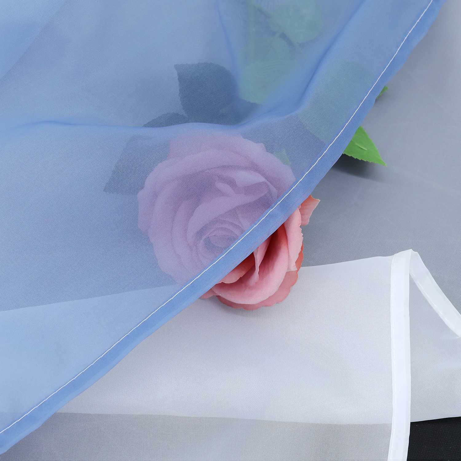 Dekorative Gardine Schal Farbverlauf extra lang 1 Stück