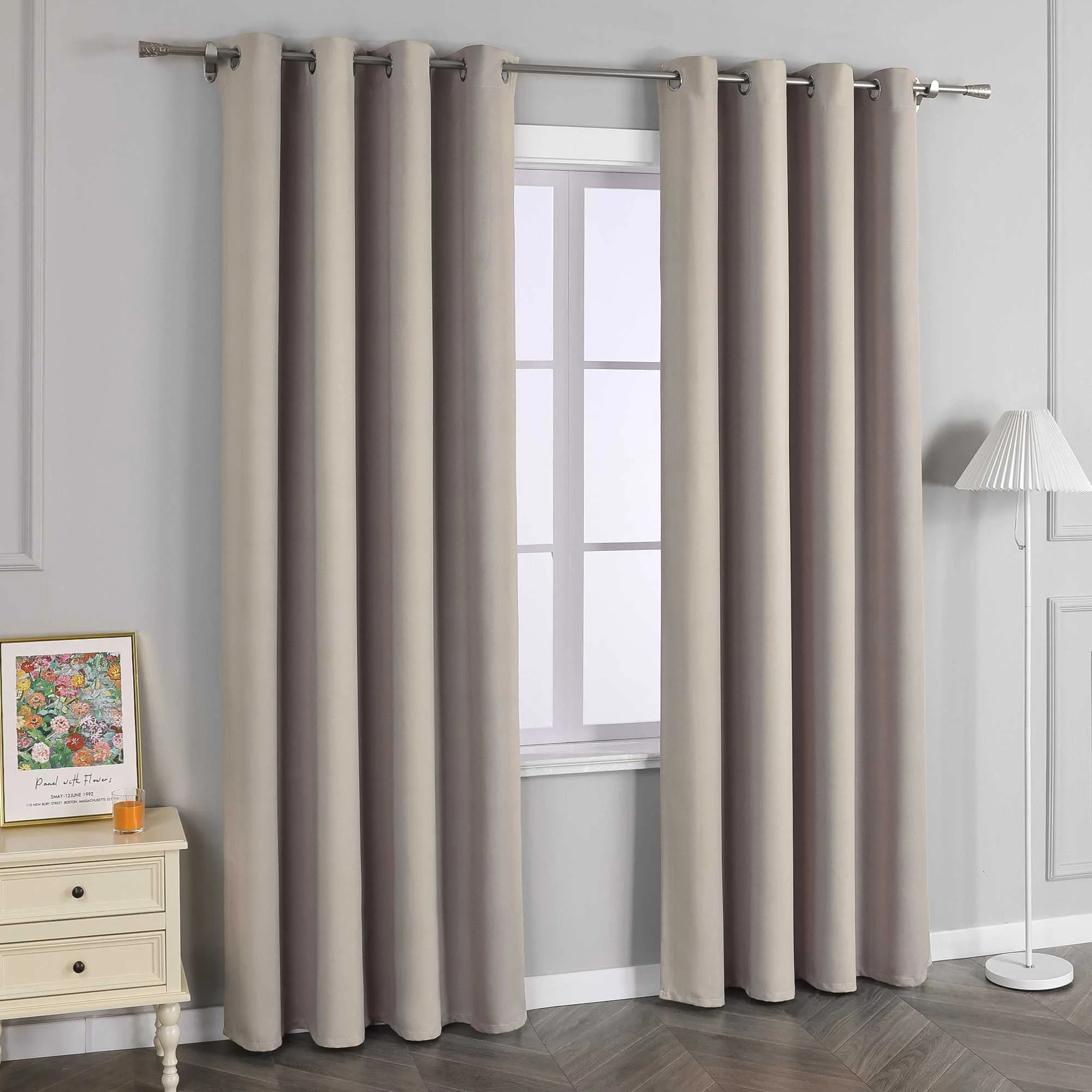 Verdunkelungsvorhang  Ösenschal Farbverlauf Privatsphäre Lichtvermeidung Thermovorhang Minimalismus 1 Stück