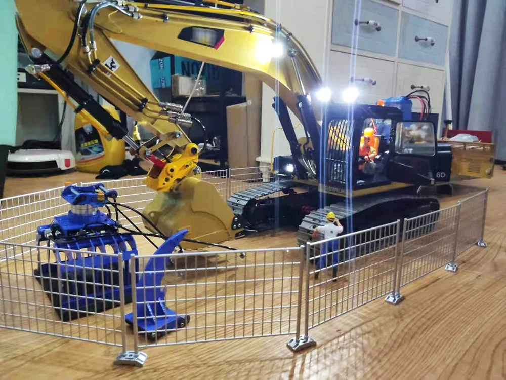 Metal Construction Site Fence for Huina and Kabolite Models