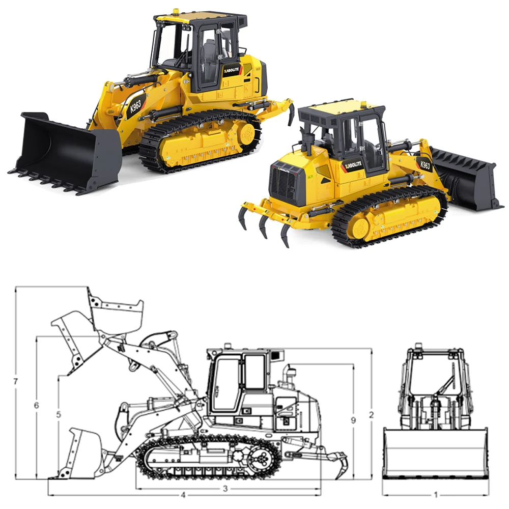 Kabolite 963 RC Crawler Loader (2025 Model)