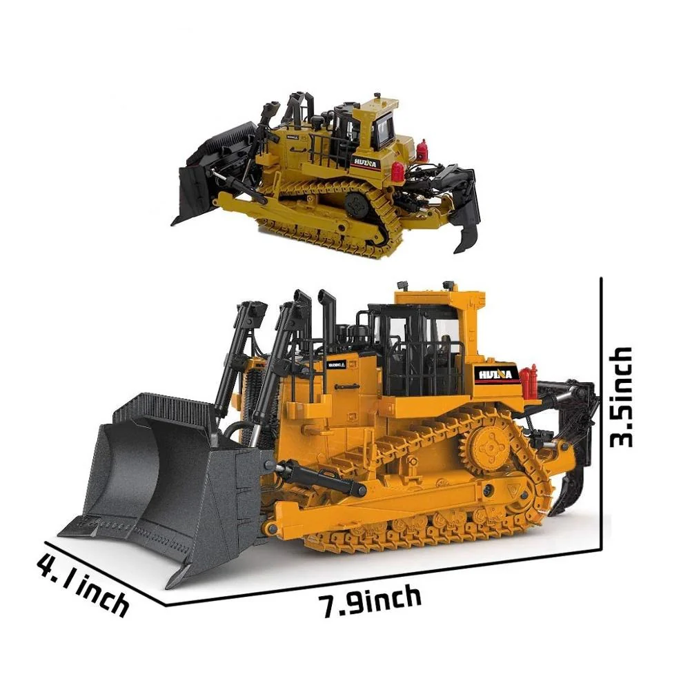 Huina 1700 1:50 Alloy Diecast Bulldozer