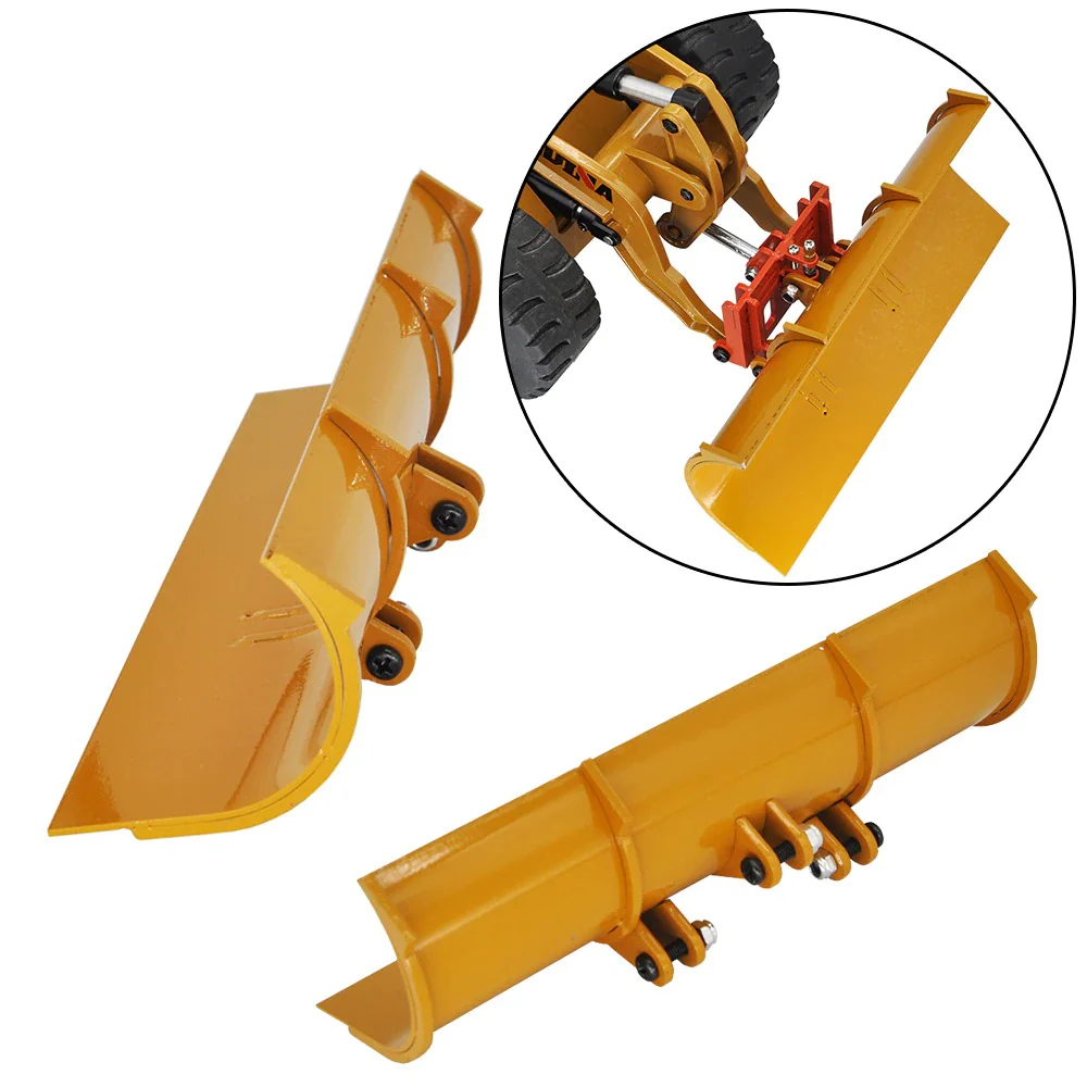 Metal Snow Plow Shovel Bucket for huina 1583