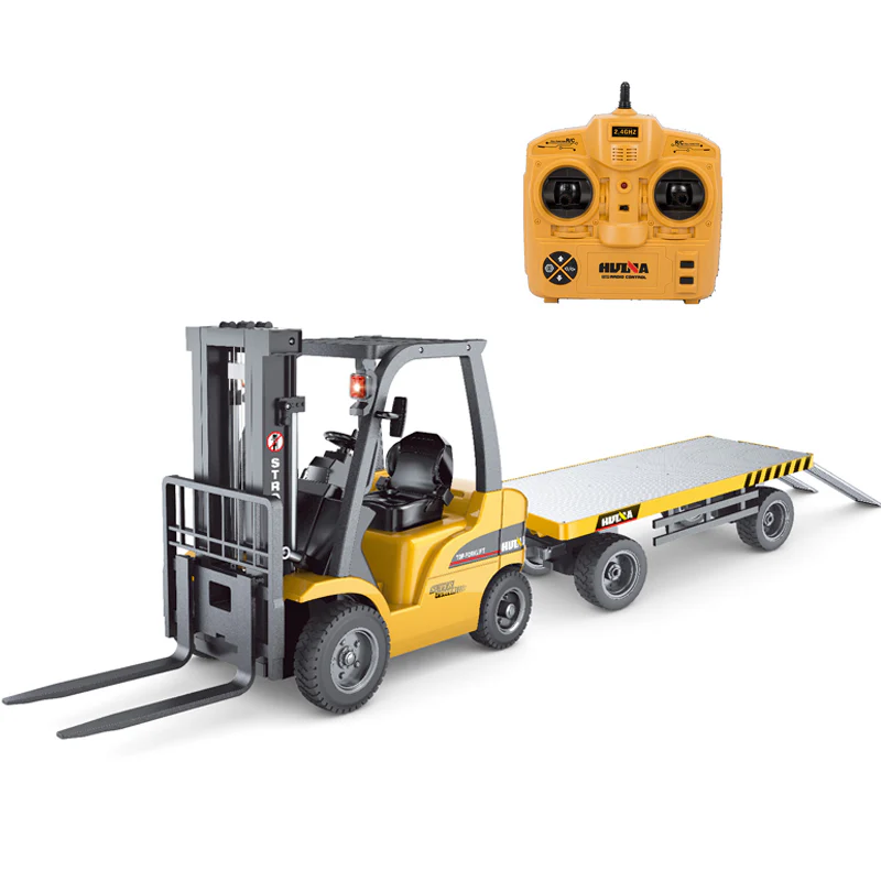 Huina 1576 RC Forklift + Flat Bed (2025 Model)