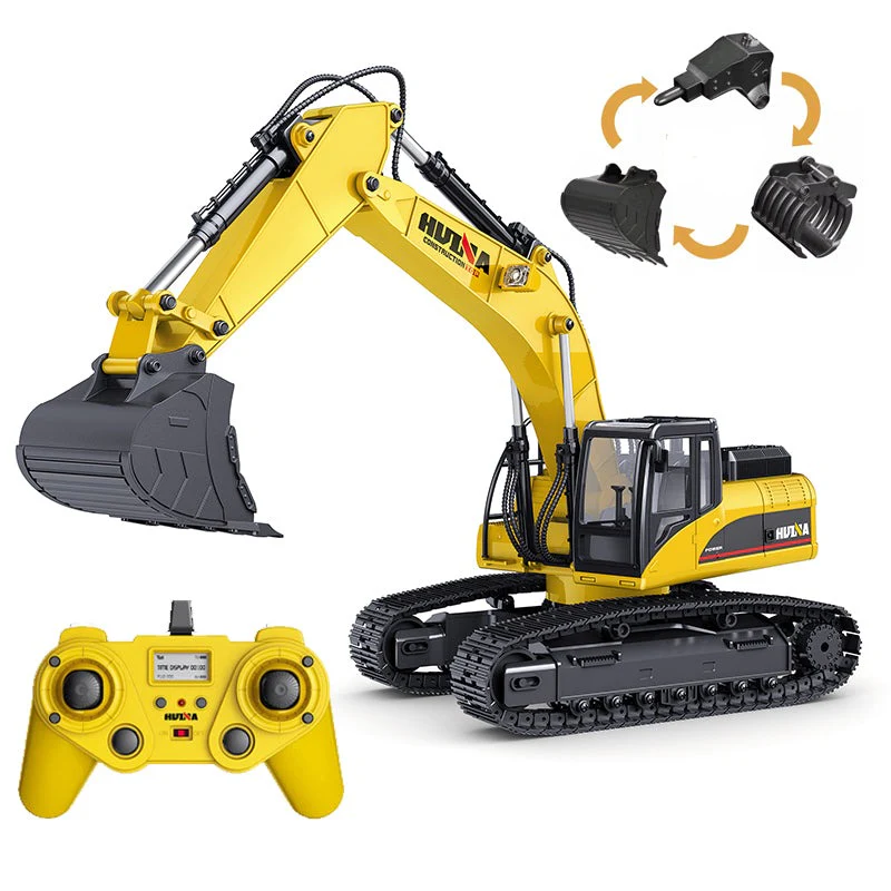 Huina 1580 1:14 All Metal Remote Control Excavator V4 (2025 Model)
