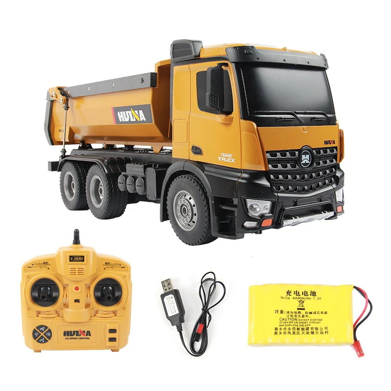 Remote Control Huina 1573 1:14 Dump Truck (2025 Model)