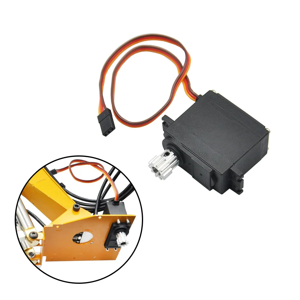 Rotation gearbox With Metal Gear For Huina 1580 Hydraulic Excavator