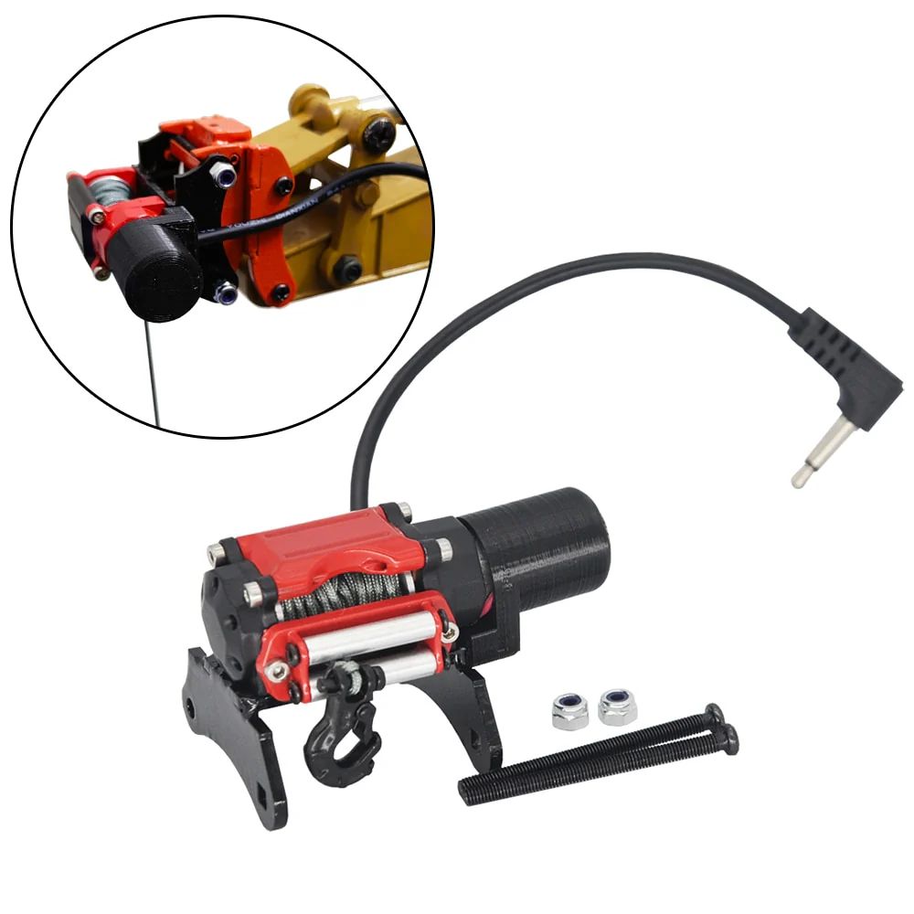 Cable Winch With Quick Hitch Changer For Huina Excavators