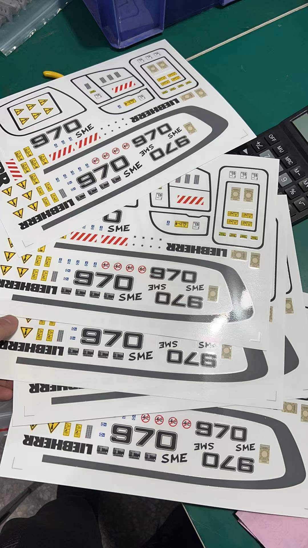 Liebherr Stickers for Kabolite 970