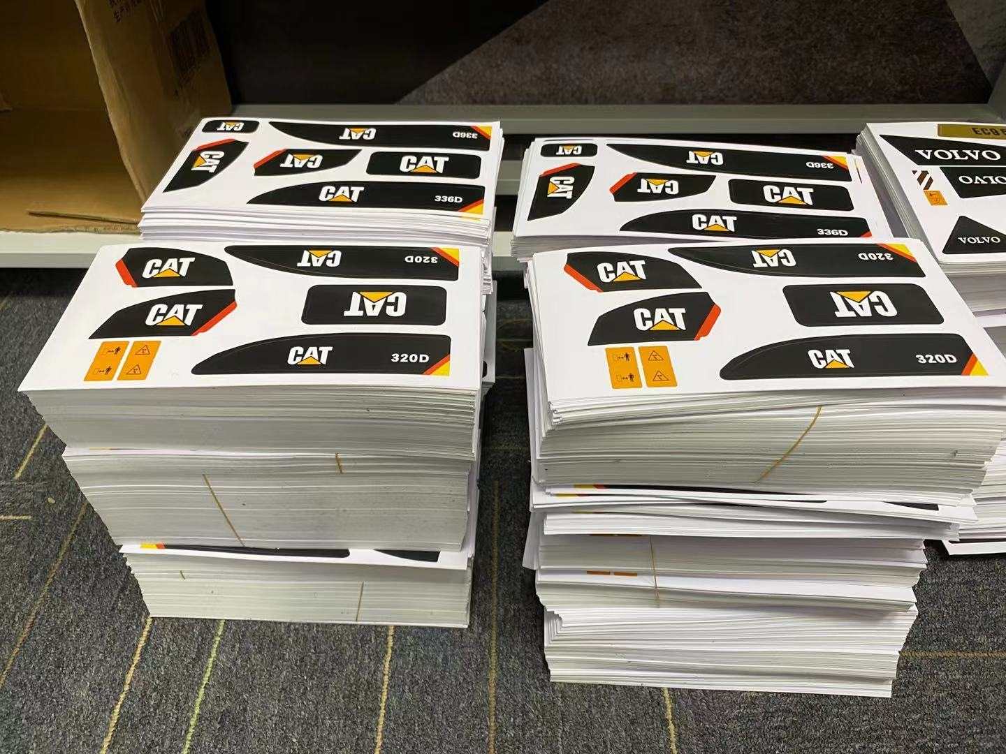 CAT sticker (Huina 1580 Excavator)