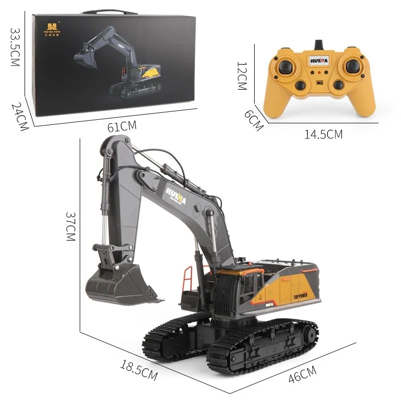 Huina 1592 1:14 Remote Control Excavator (2025 Model)