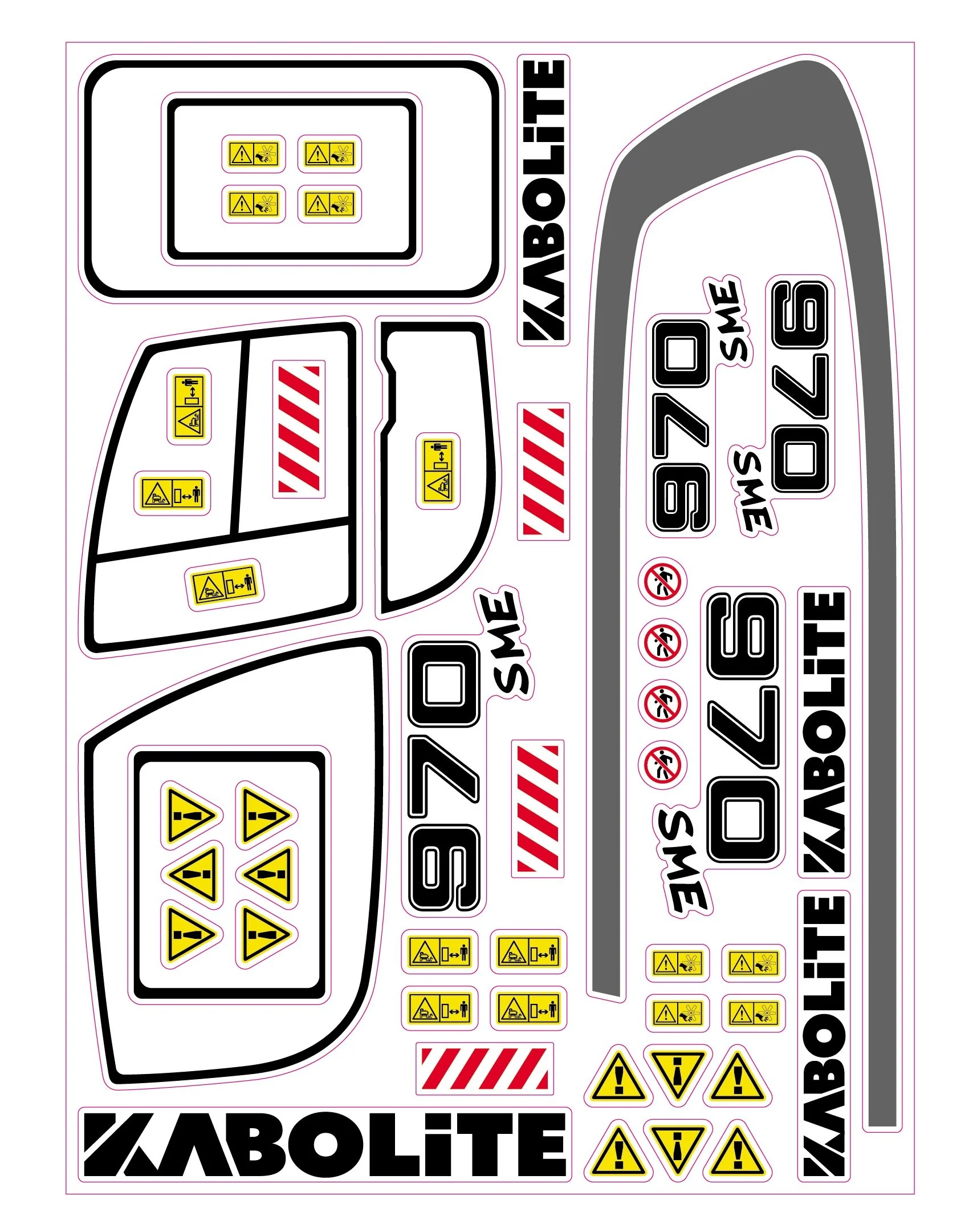 Stickers for Kabolite 970