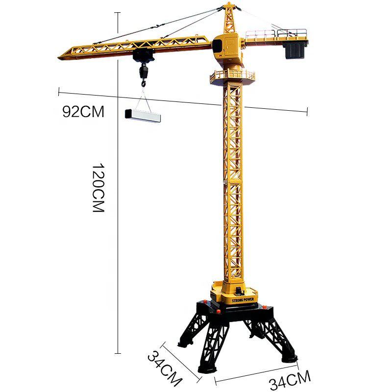 Huina 1585 12 channel Remote Control Alloy Tower Crane (2025 Model)