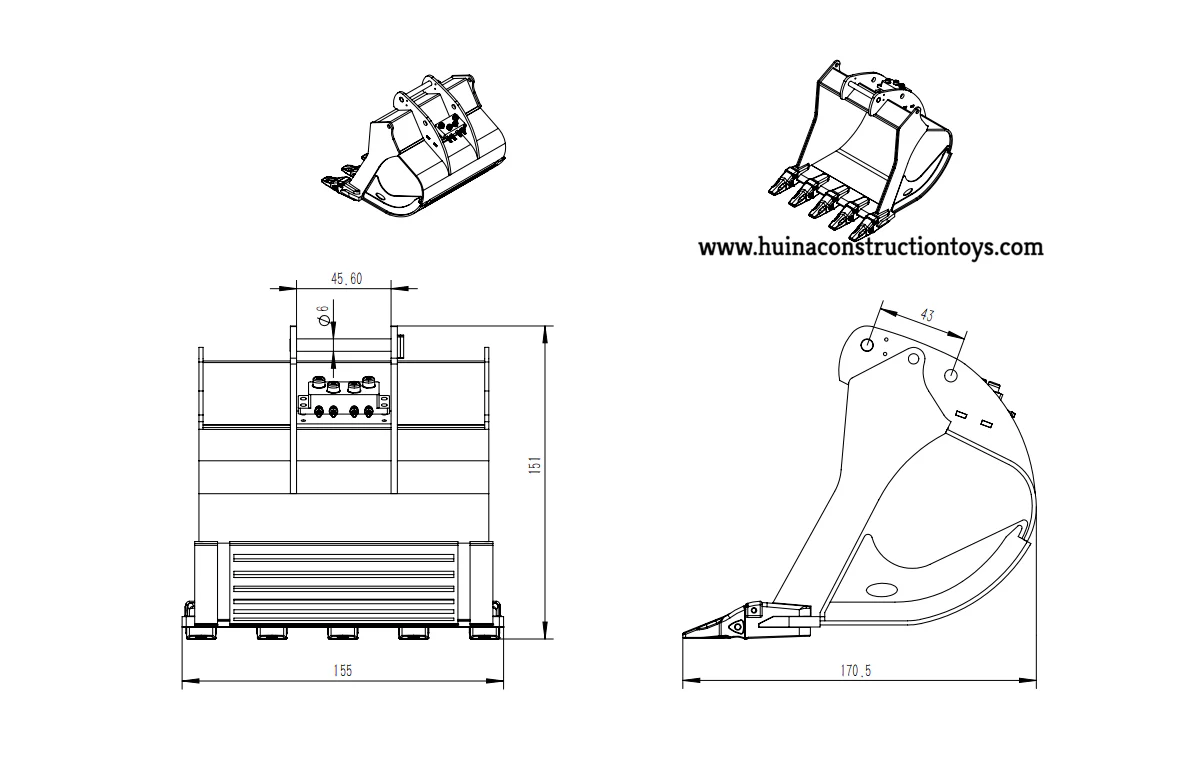 Kabolite 970 RC Excavator (2025 Model)