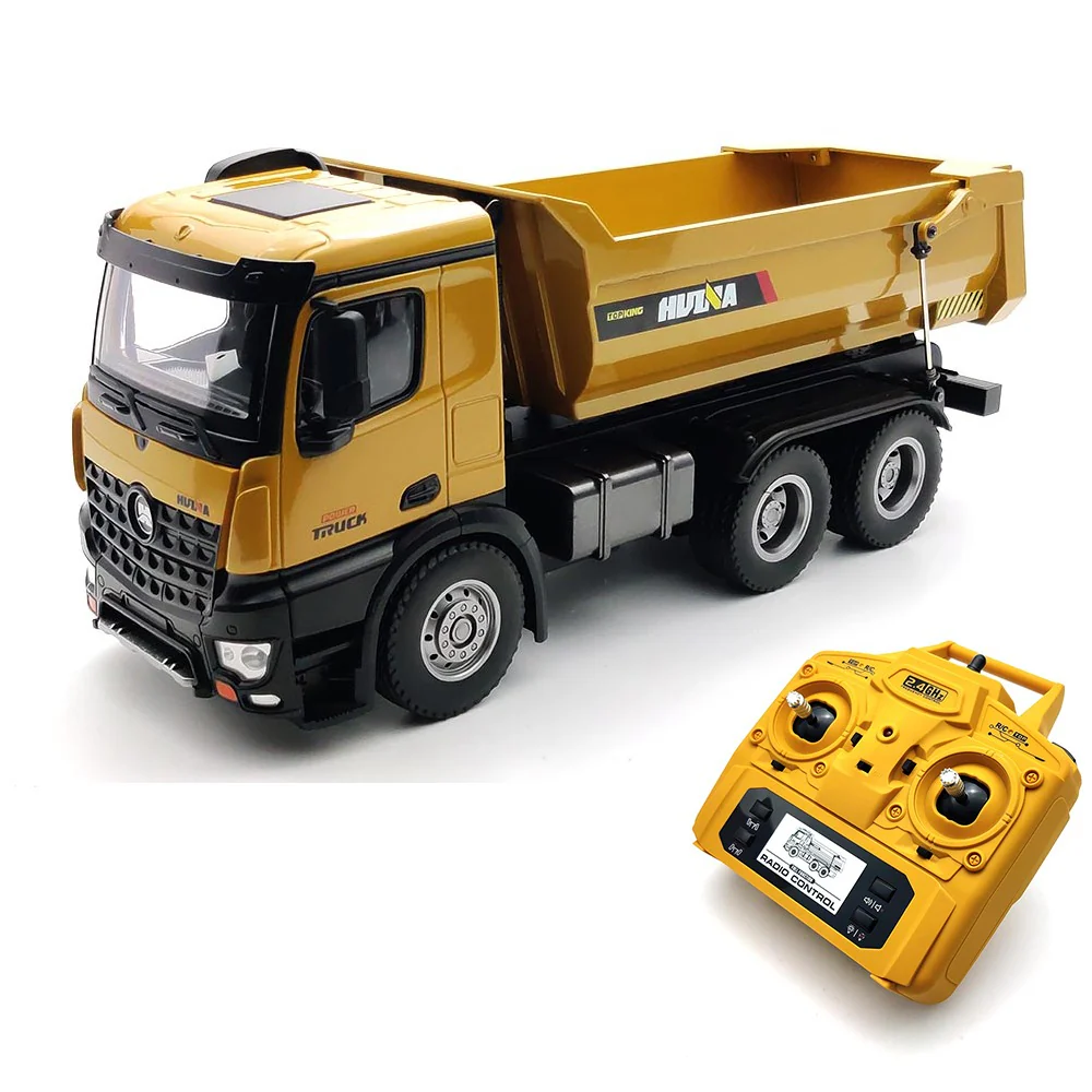 Huina 1582 1:14 All Metal Heavy Duty Dump Truck Toy (2025 Model)
