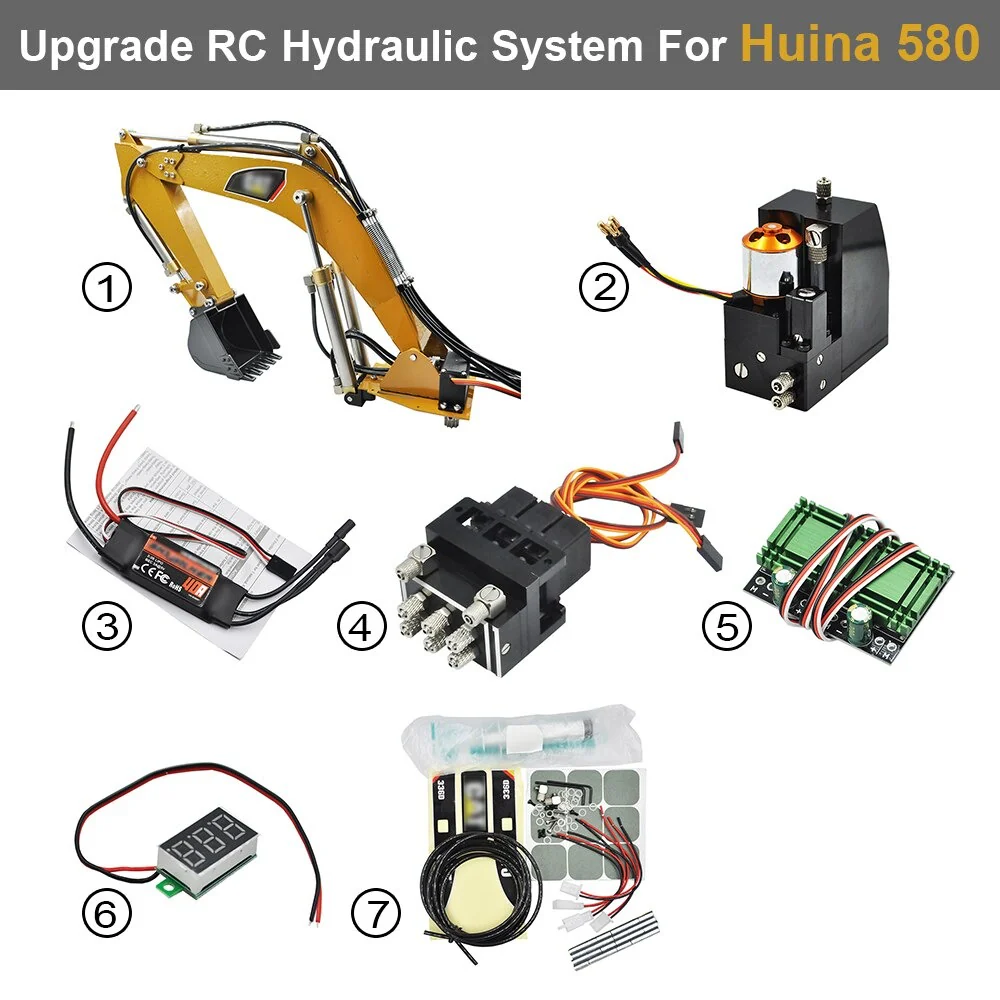 Hydraulic Kits for Huina 1580