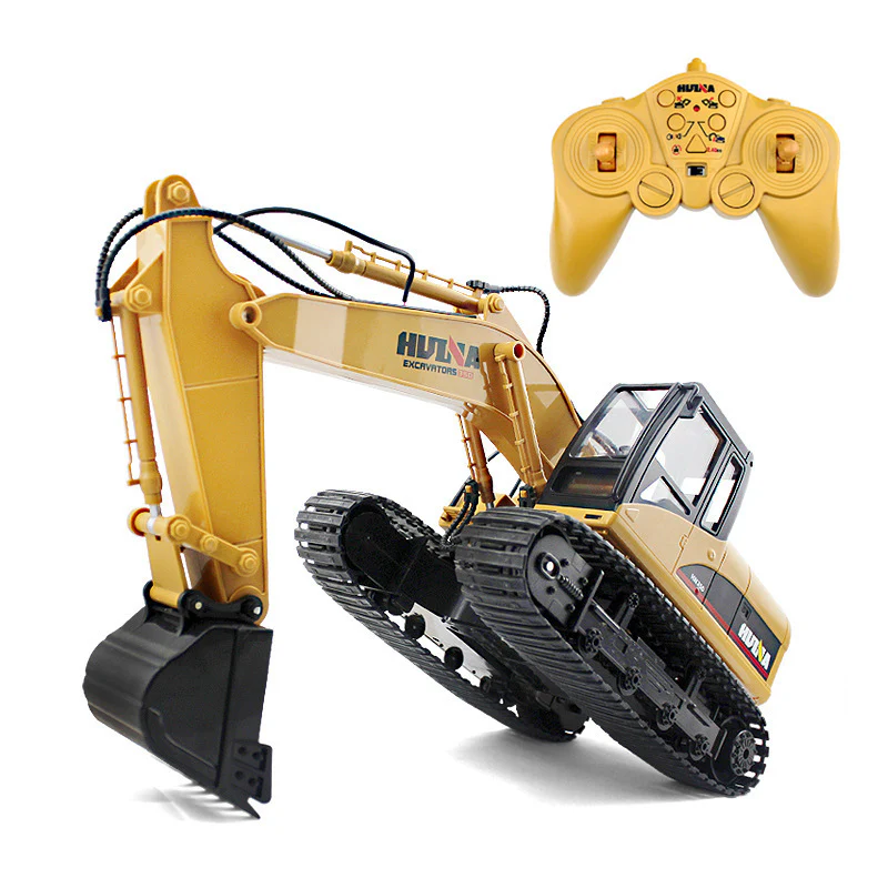 Huina 1550 Remote Control 1:14 Electric Excavator Model