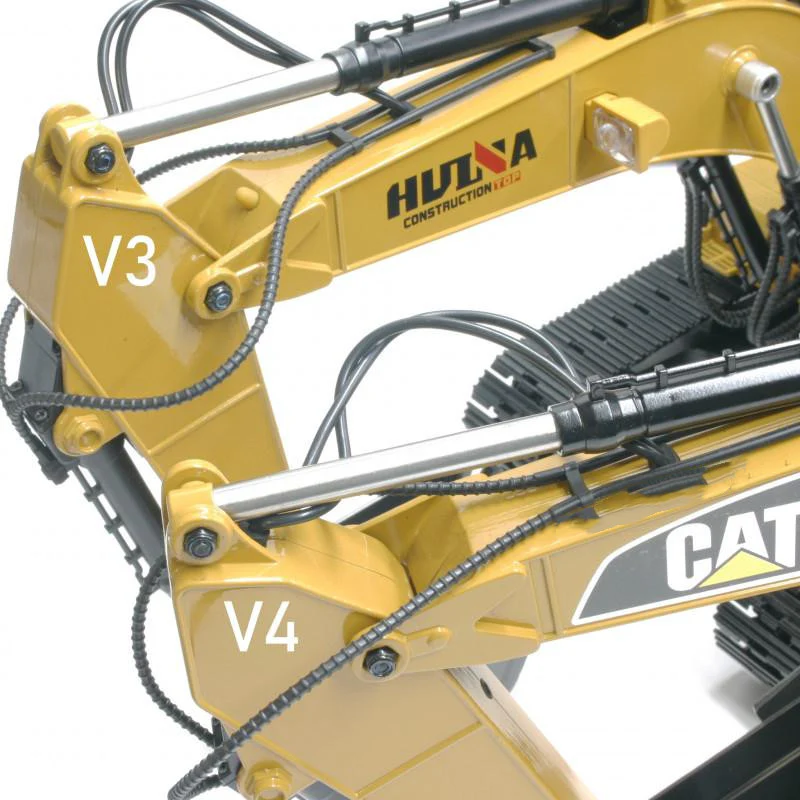 Huina 1580 1:14 All Metal Remote Control Excavator V4 (2025 Model)
