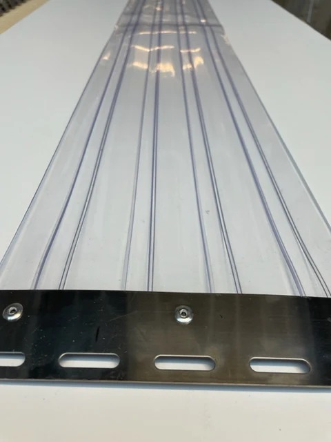 Strip Curtains PVC 'Double Bumper' Non-Stick, 200mm x 2mm