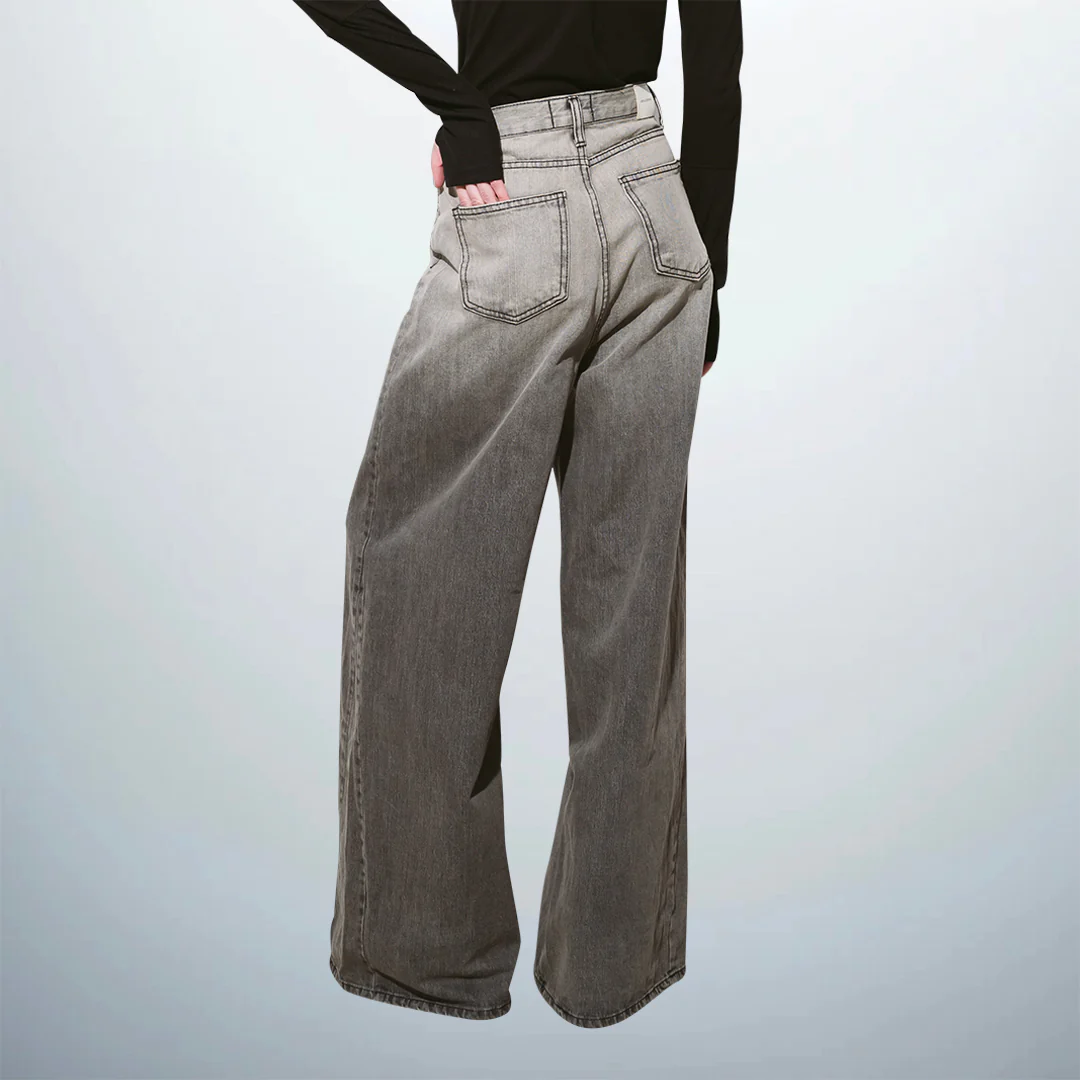 Gradient Denim Pants