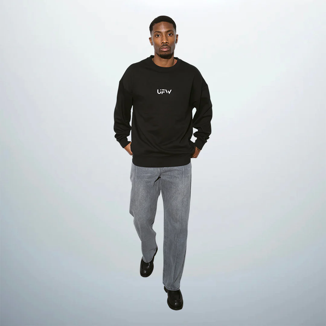 Embossed Letter Sweatshirt