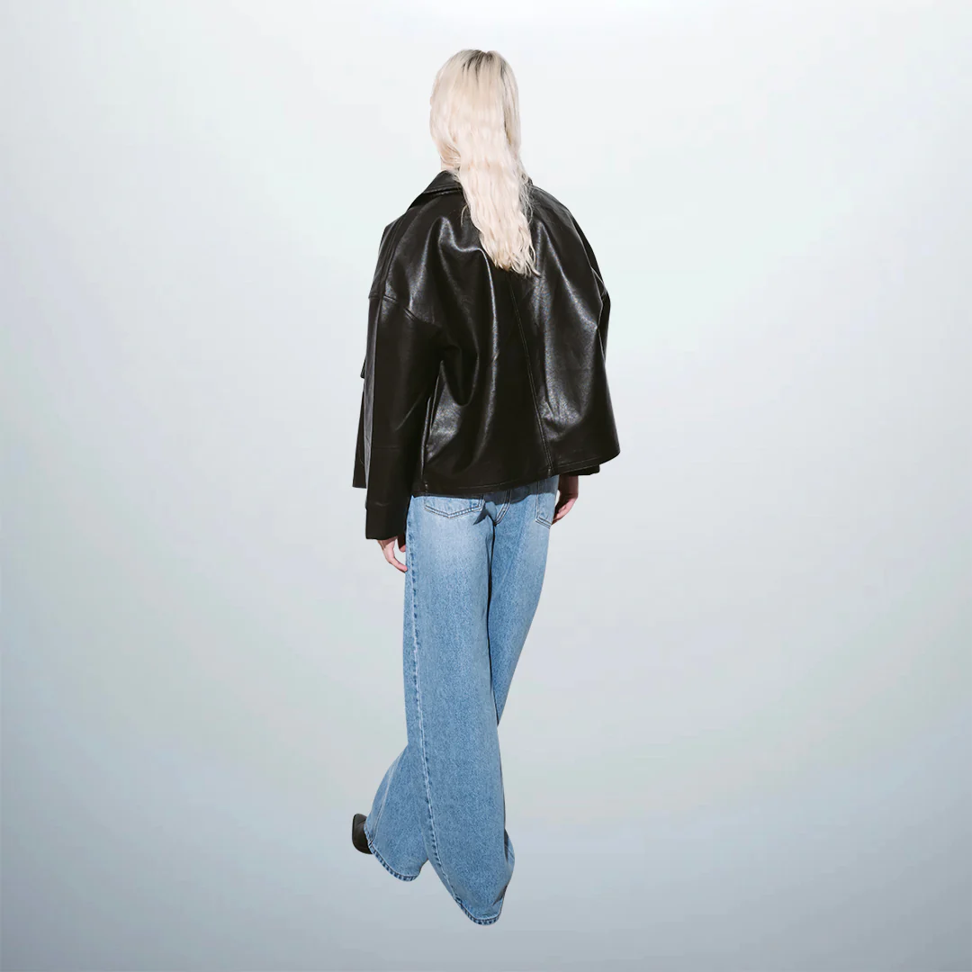 Faux-Leather Jacket