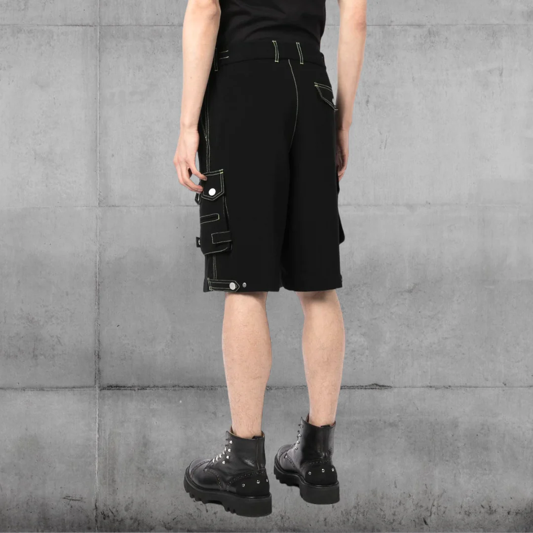 Contrast Stitch Cargo Short