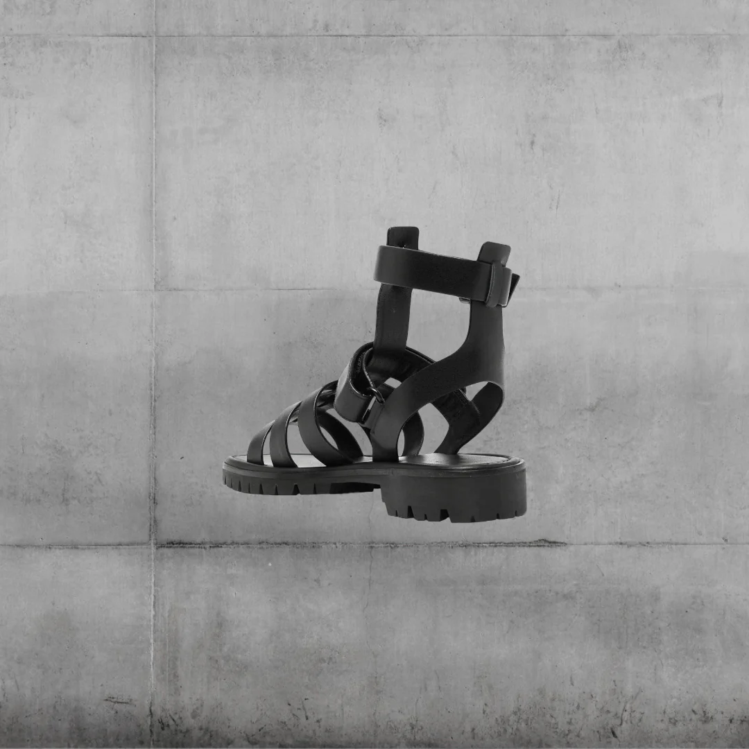 Cage Leather Sandals