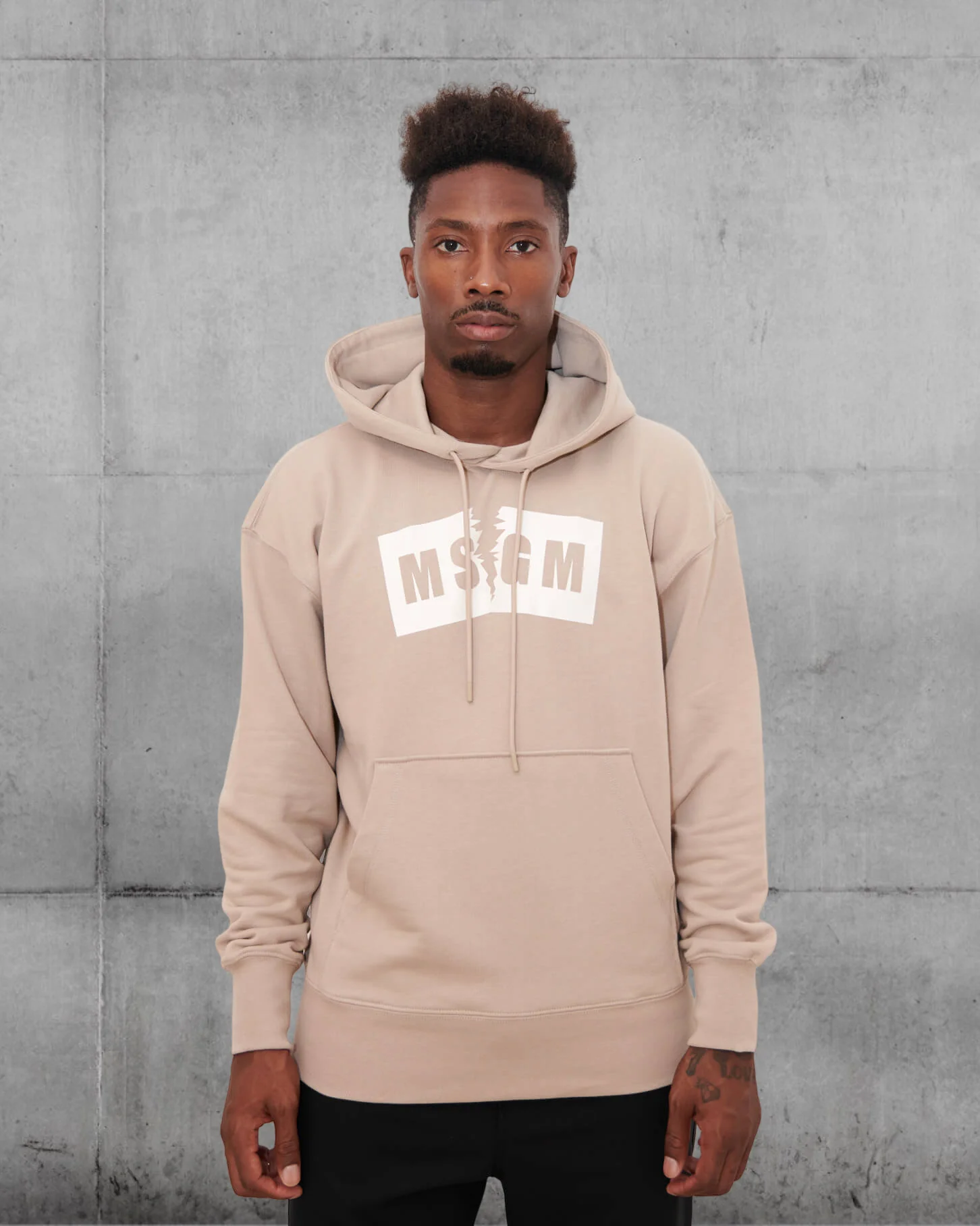 FELPA / SWEATSHIRT Beige by MSGM