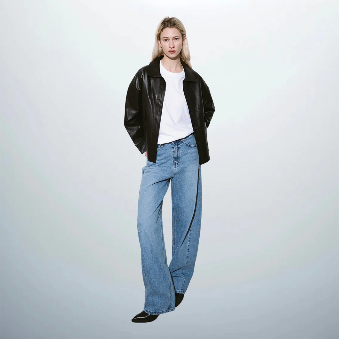 Faux-Leather Jacket