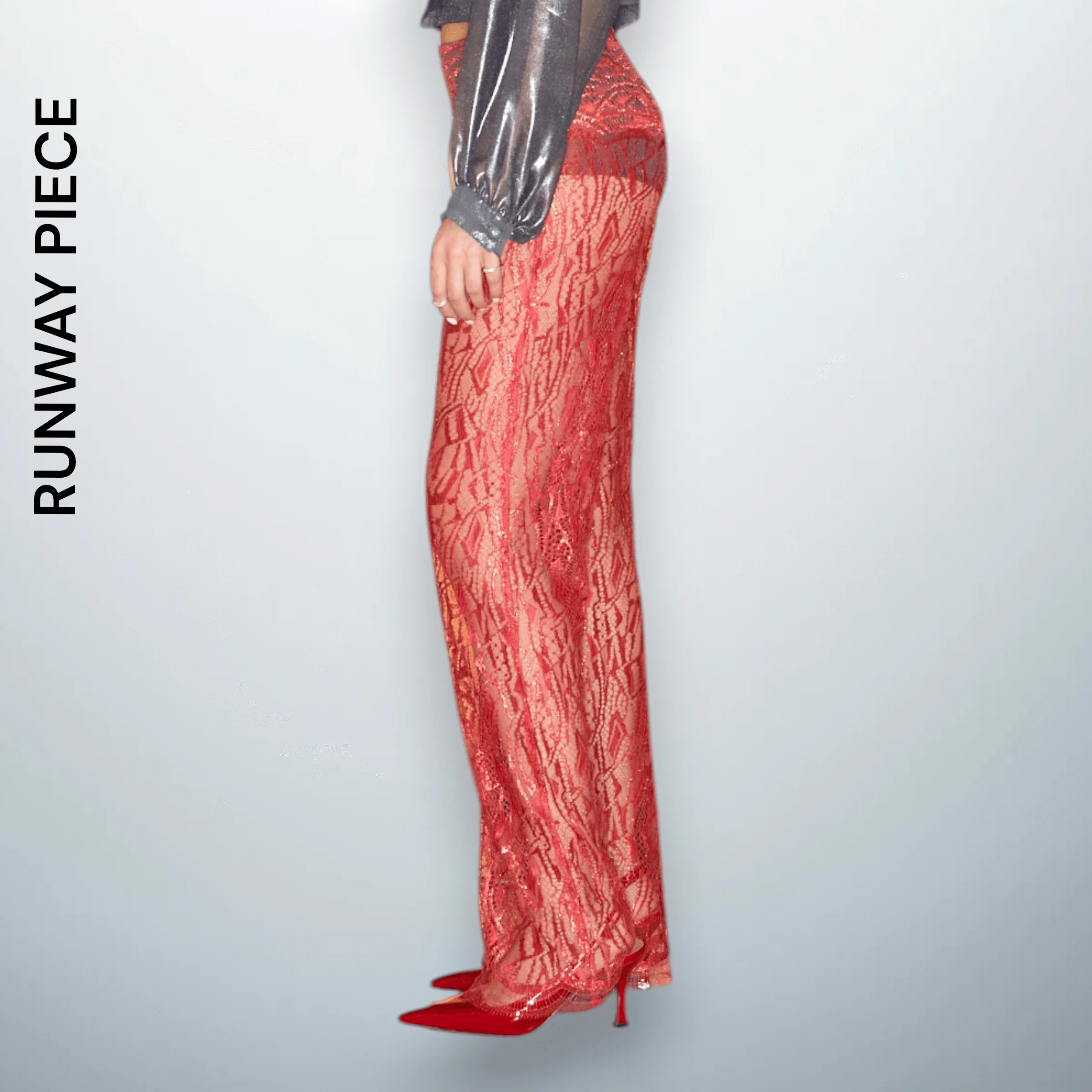 Red Lace Trousers
