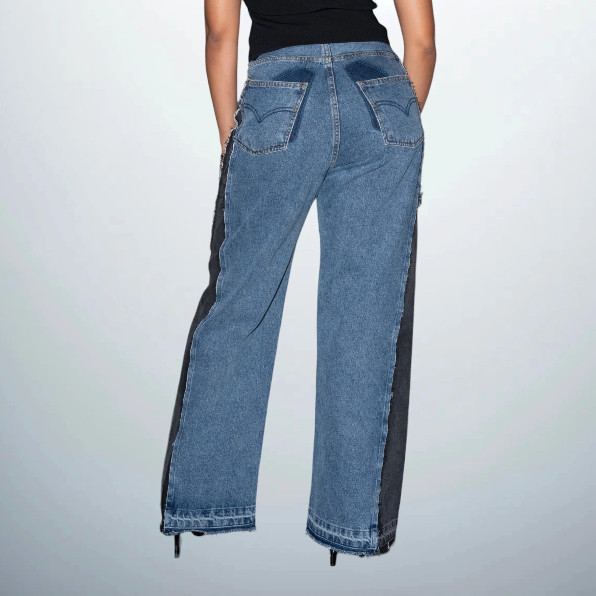 Reworked Denim Pants