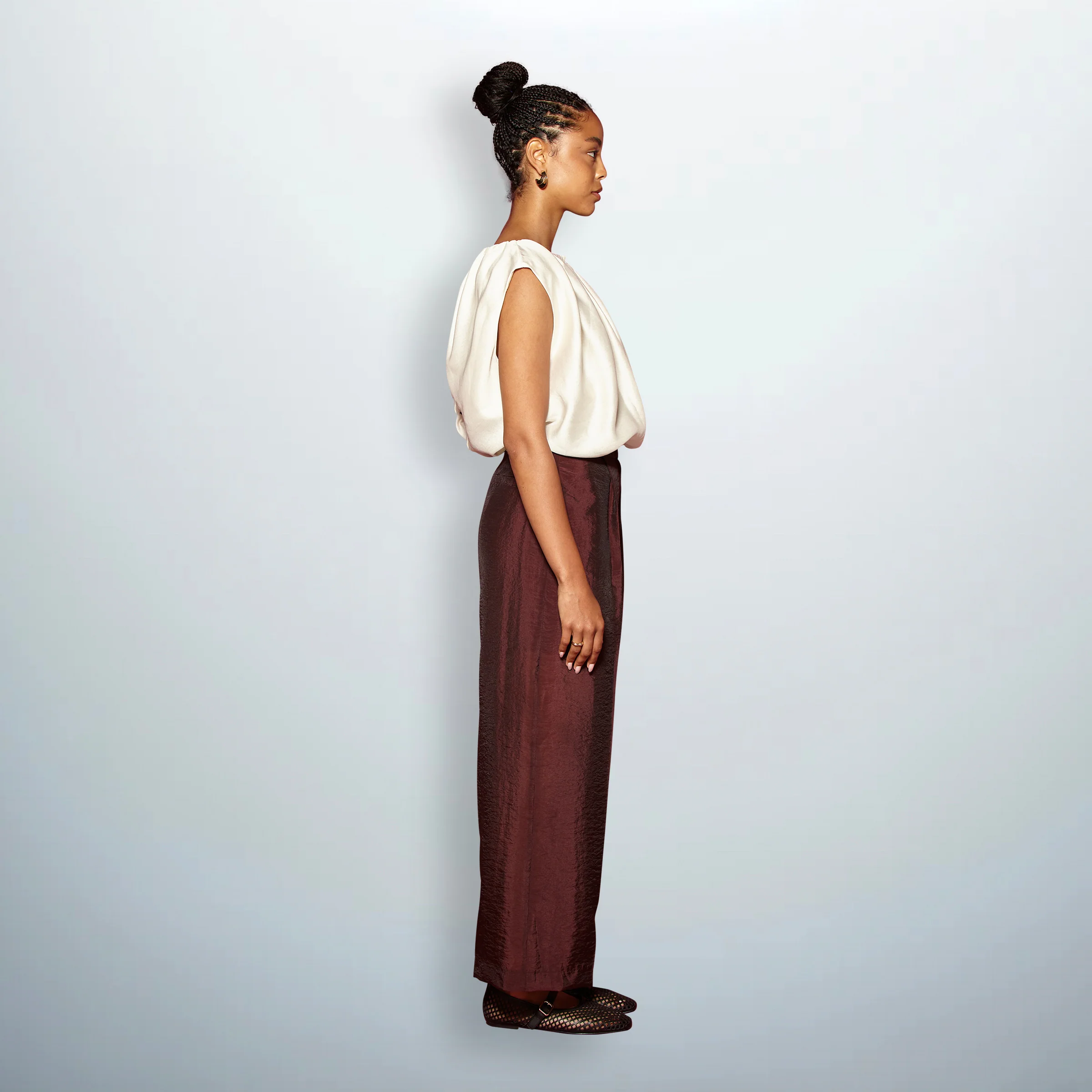 Burgundy Light Pants