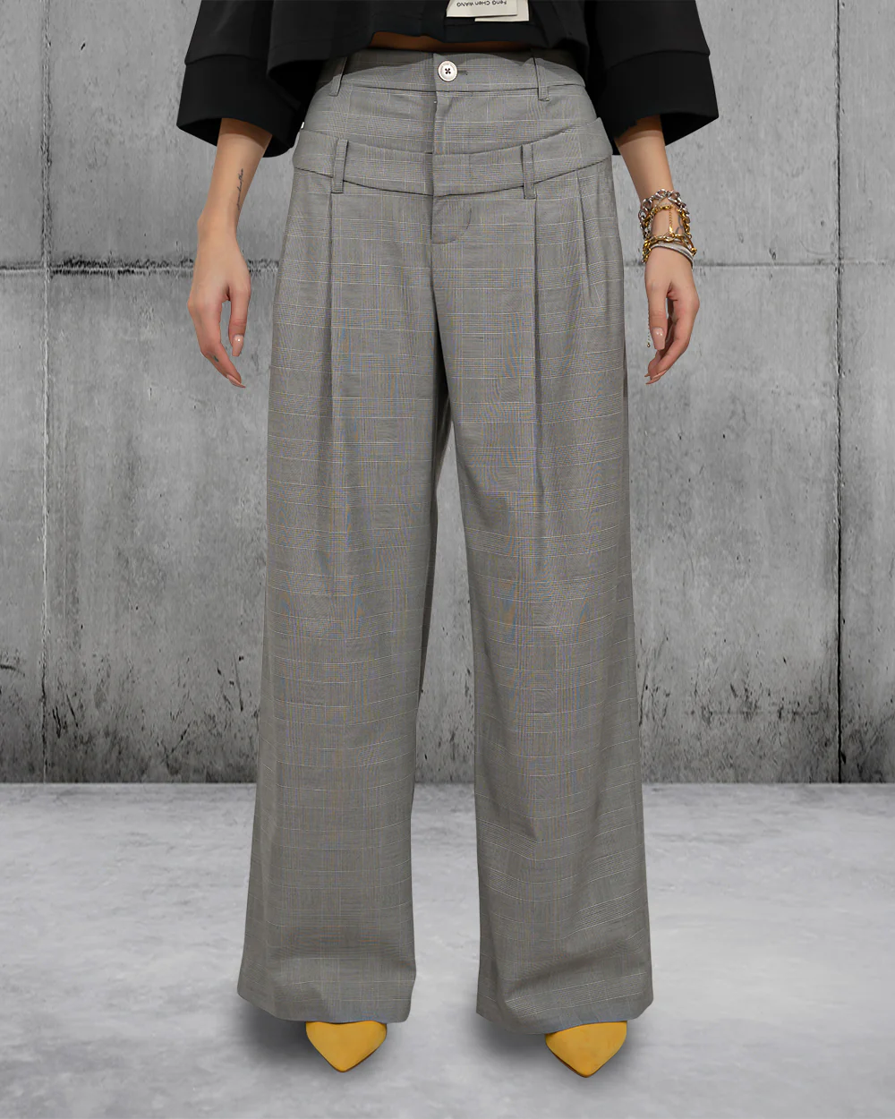 Woman Double Waisband Trouser By Feng Chen Wang