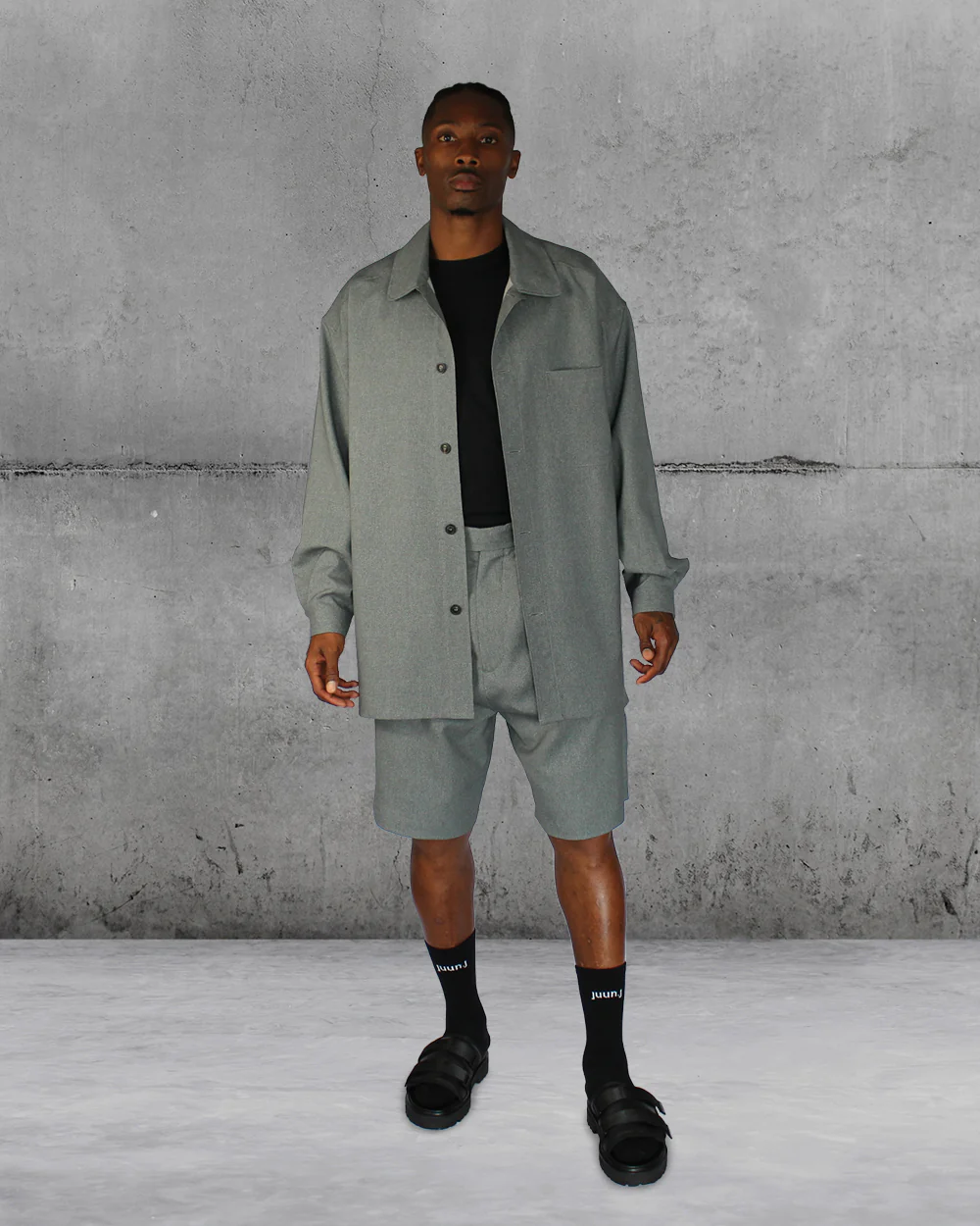 Split shirt Gray Green Lownn