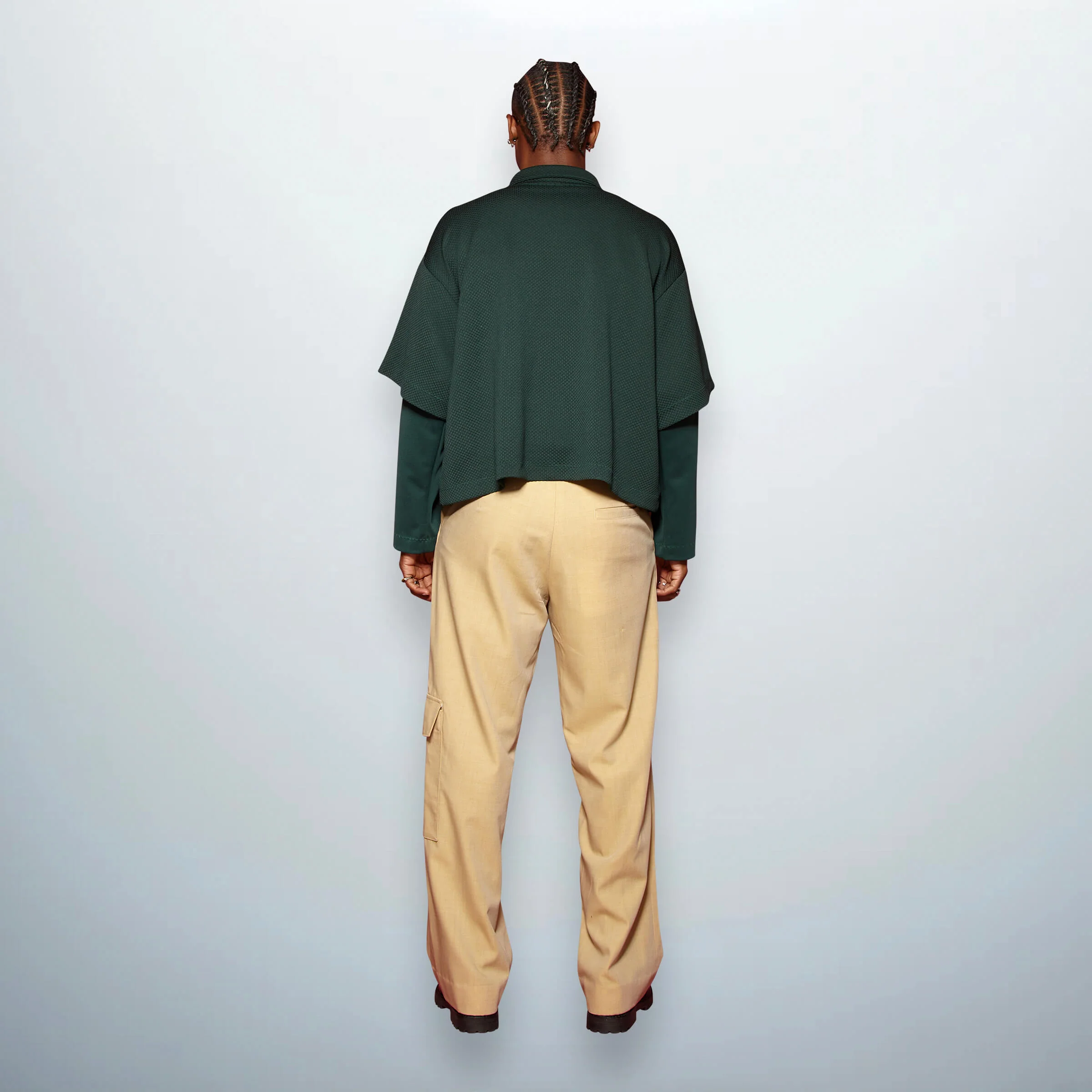 Beige Cargo Pants