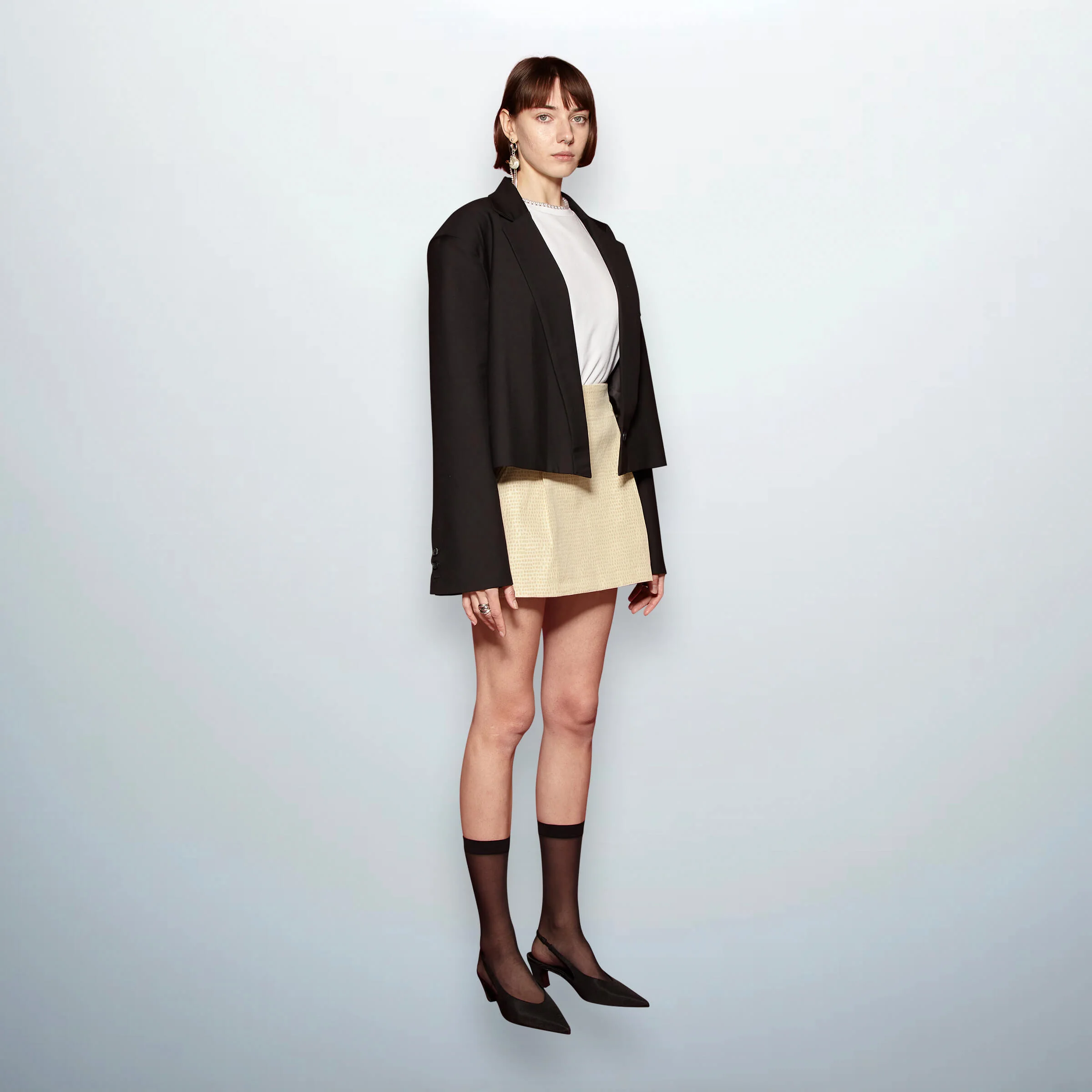 Textured Mini Skirt