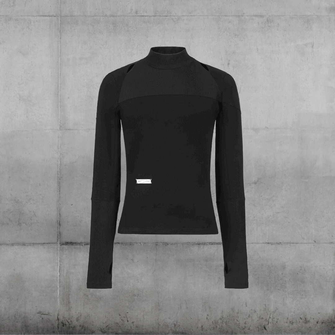Arc Cut-Out Panelled Jumper