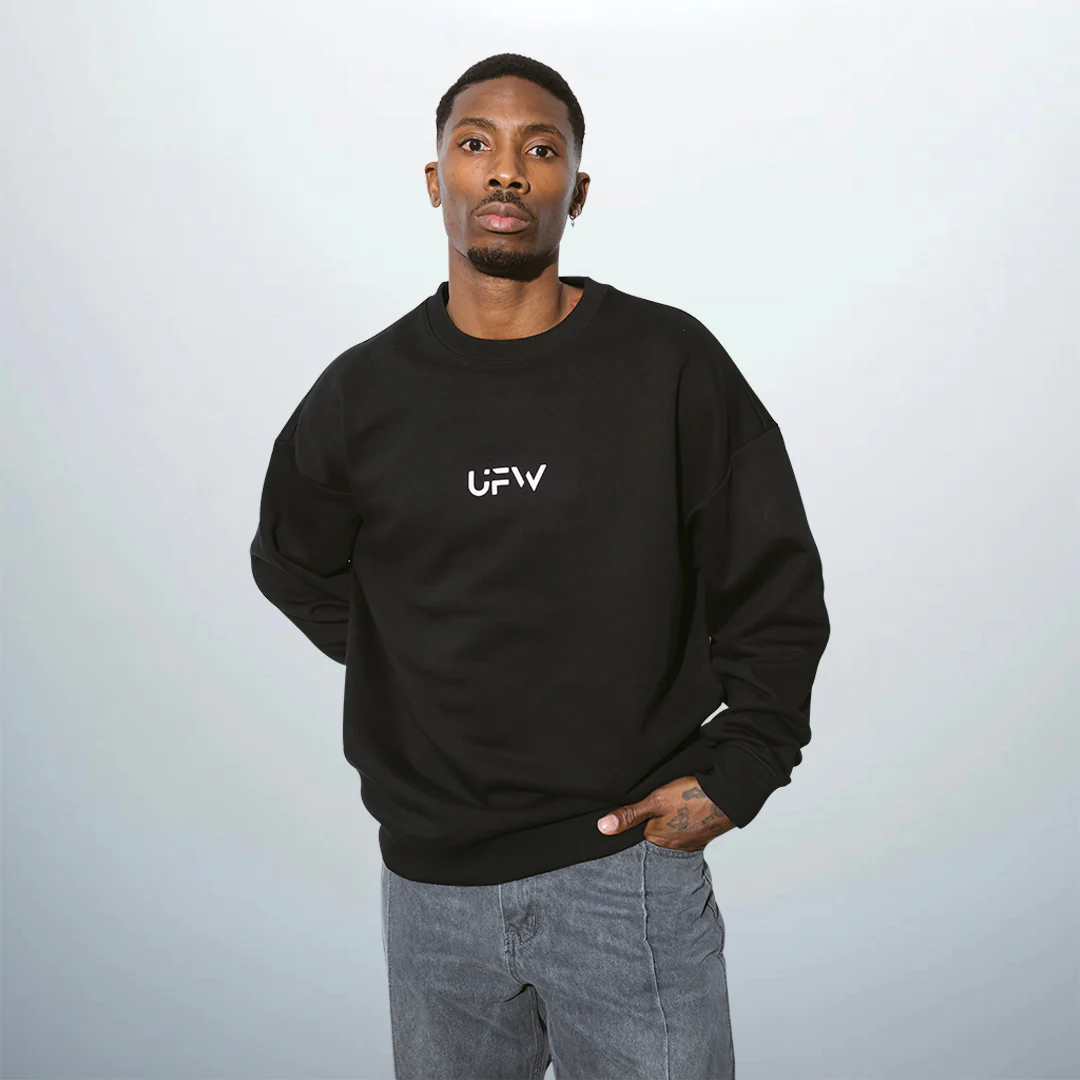 Embossed Letter Sweatshirt