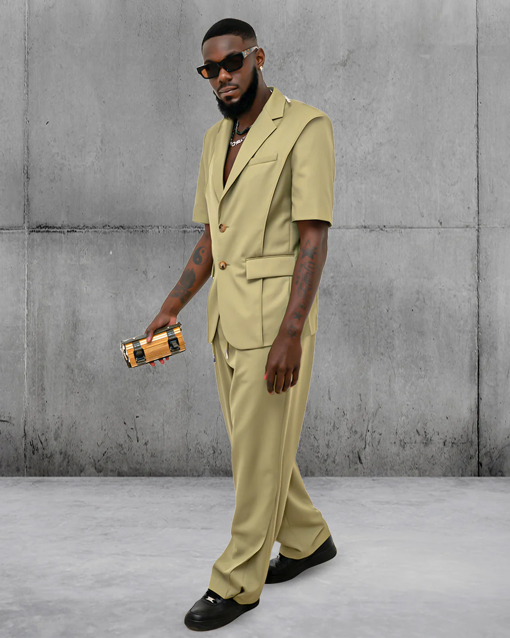 Drawcord Trousers By Feng Chen Wang