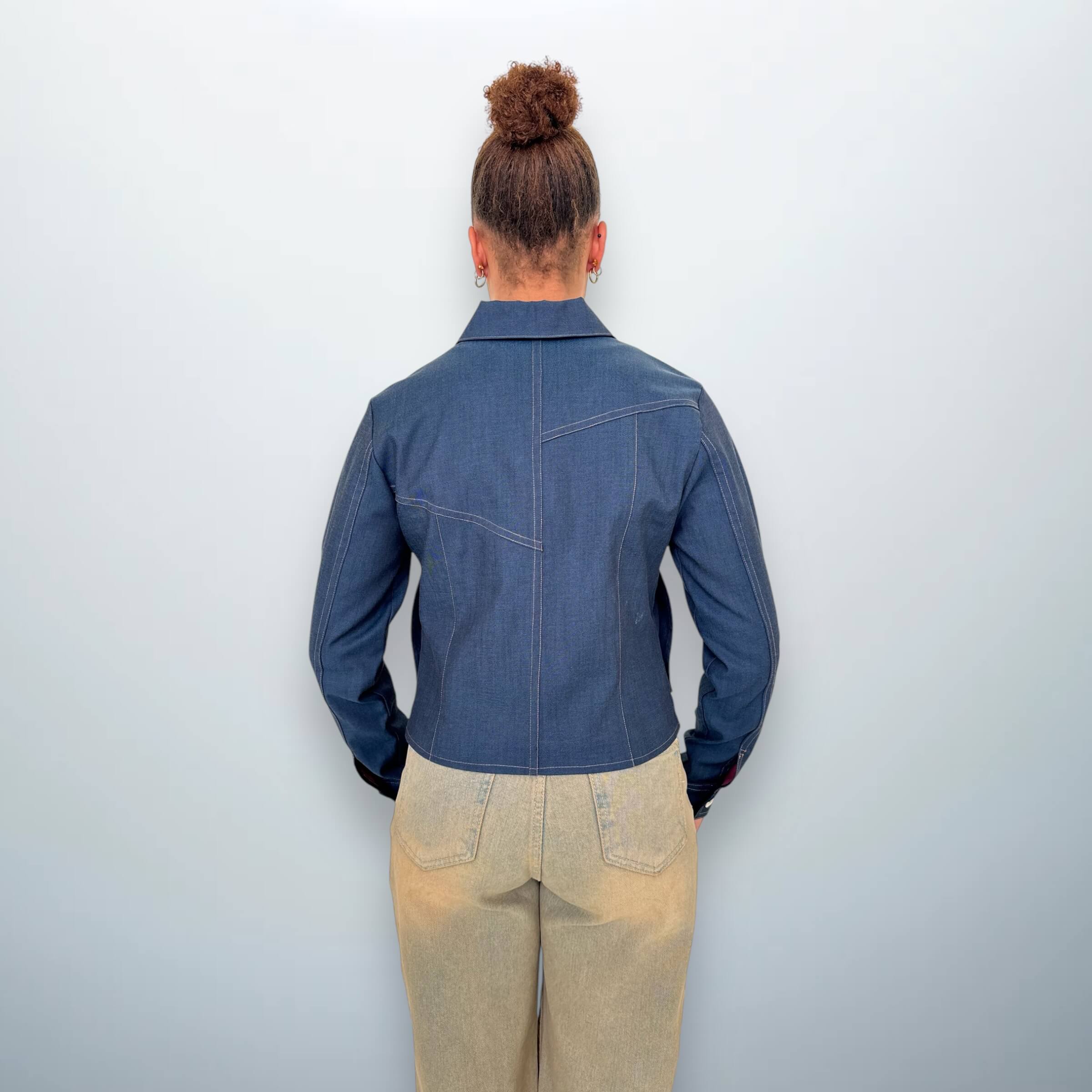Denim Zip-Up Jacket