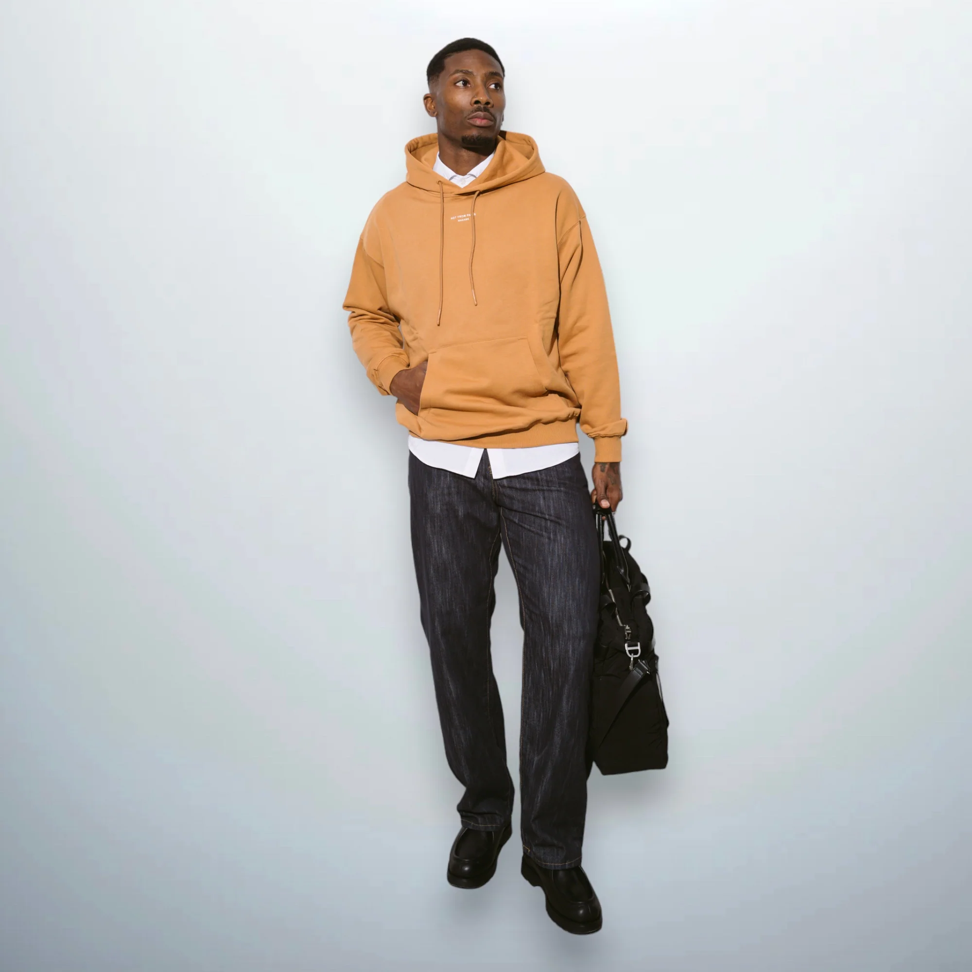 Straight Leg Denim Pants